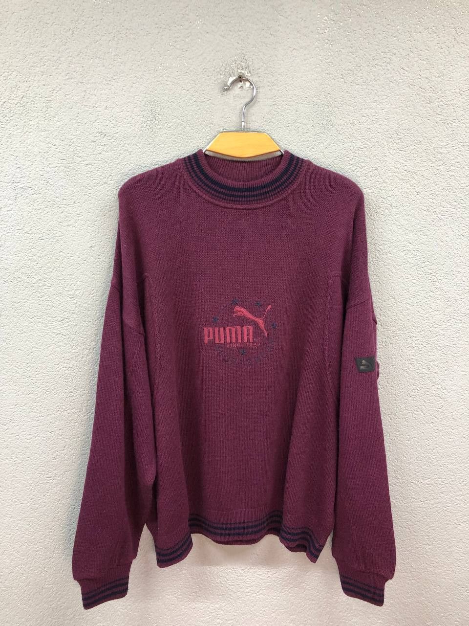 vintage Puma wool mens sweater Large