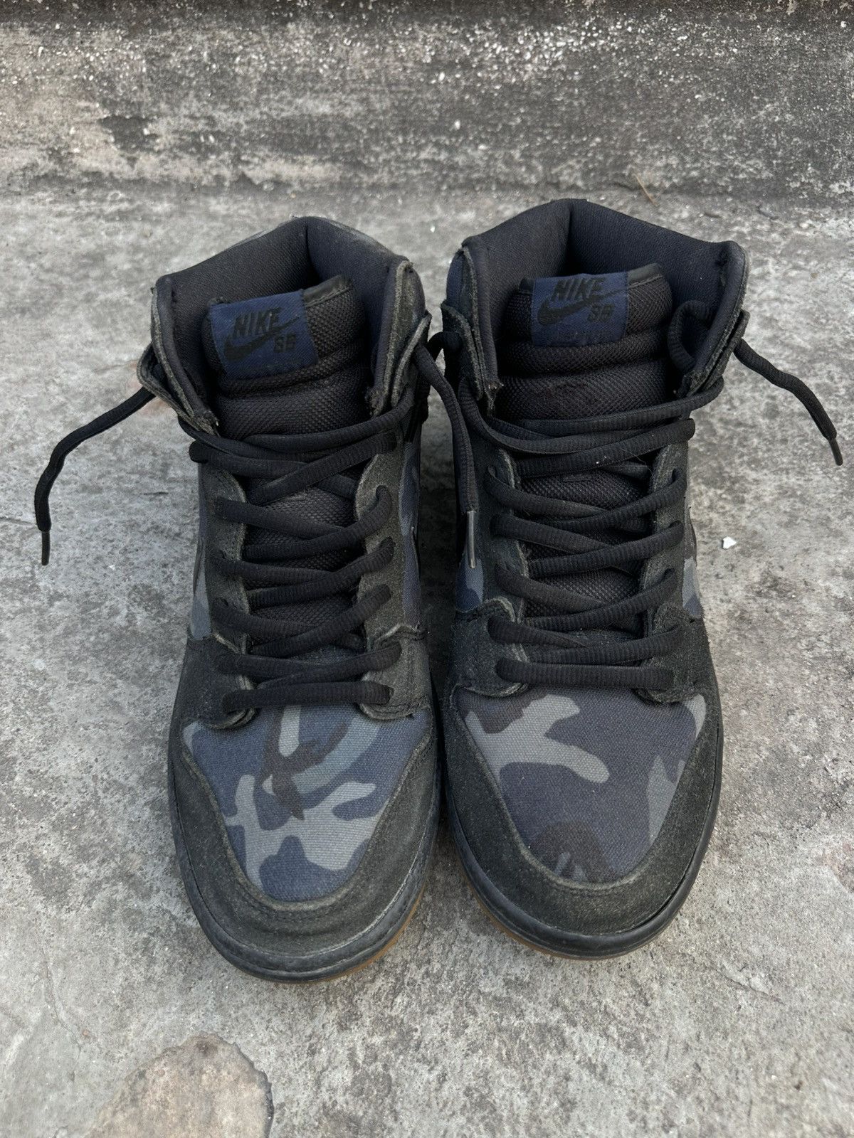 Nike SB Rare Nike Dunk High Pro SB “Obsidian Camo” Size US 10 / EU 43 - 3 Thumbnail