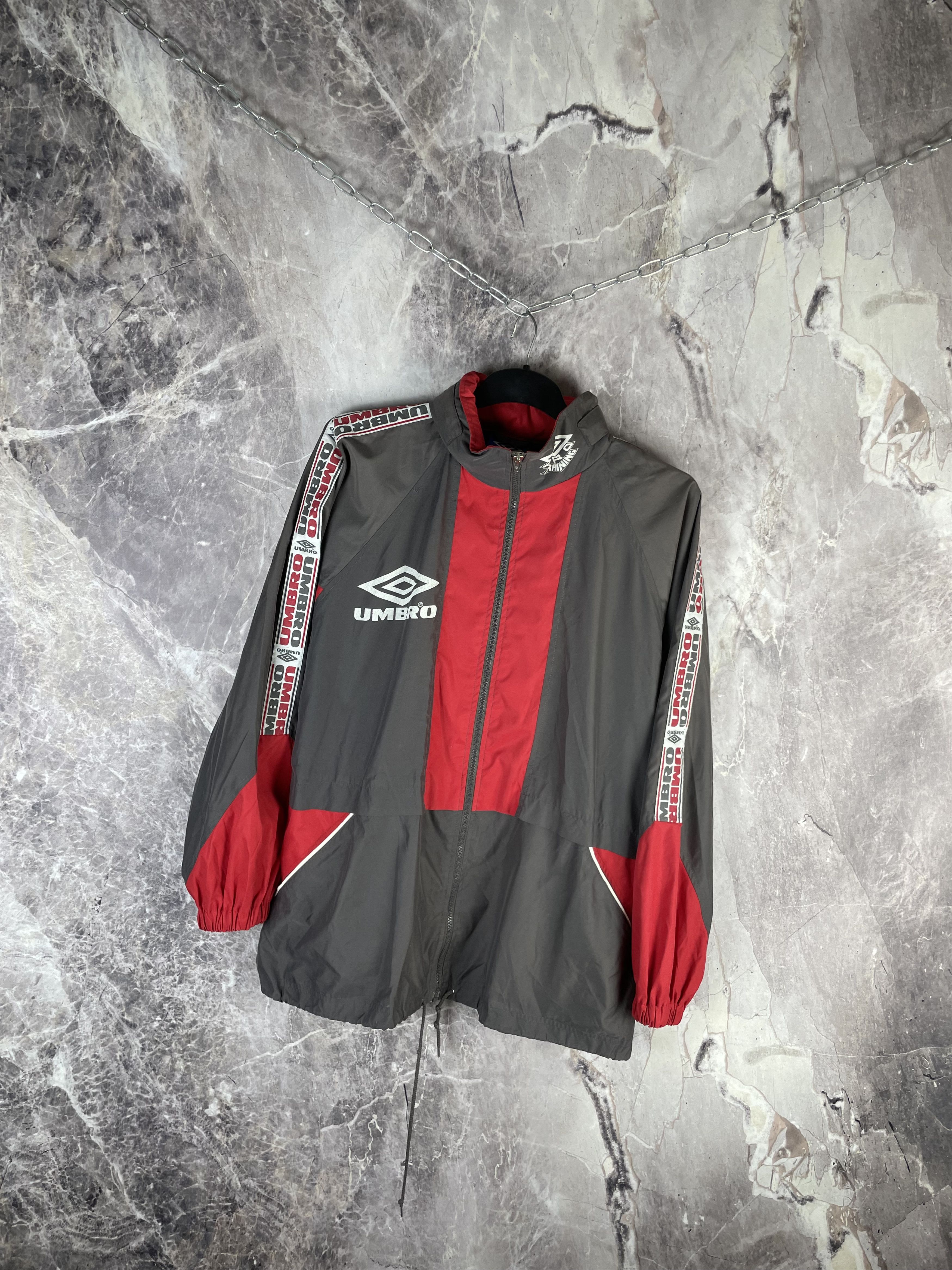 Umbro Vintage 90s🔥 UMBRO Football Pro Training Zipper Size US M / EU 48-50 / 2 - 2 Thumbnail
