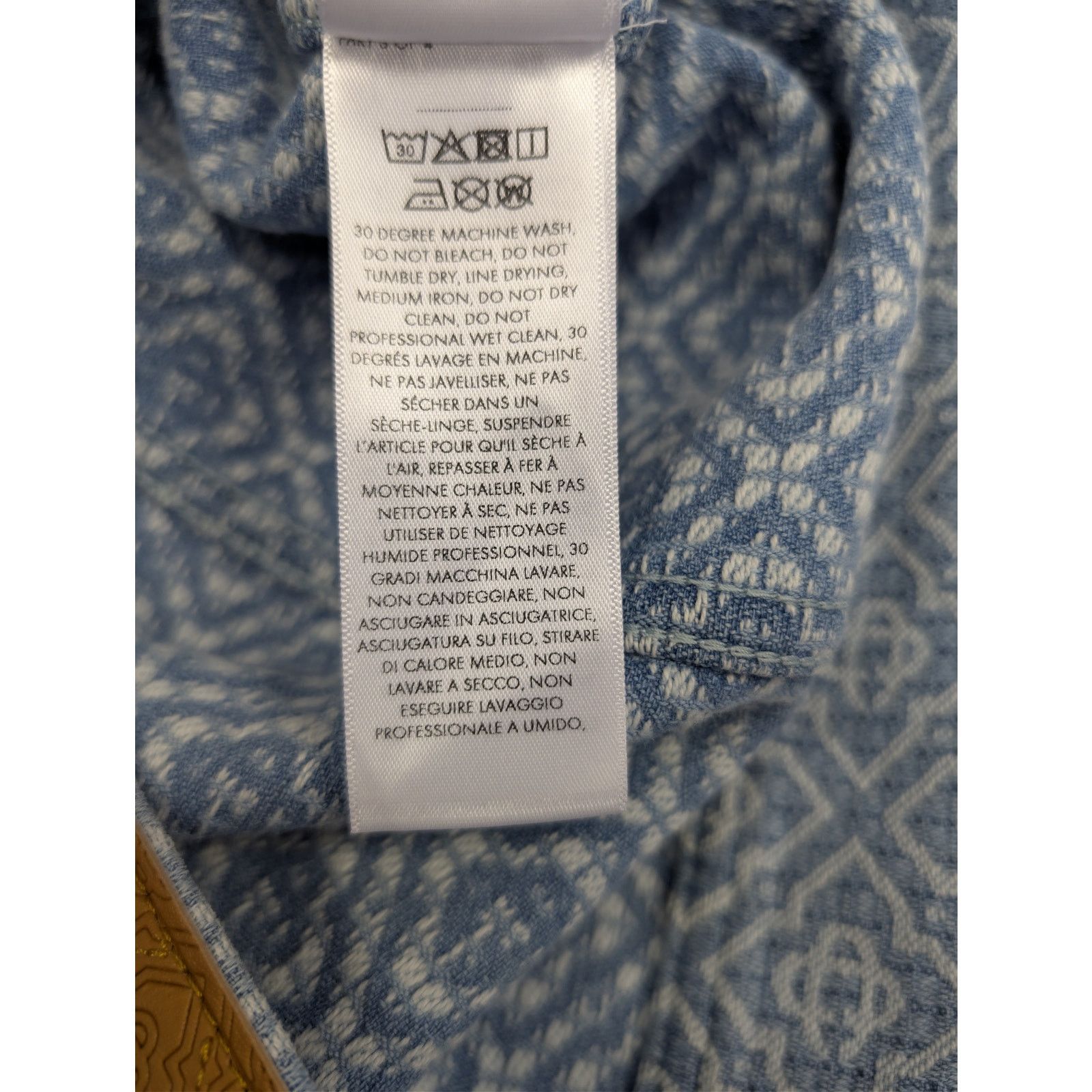 Casablanca o1rshd1 Monogram Denim Jacket in Blue Size US M / EU 48-50 / 2 - 20 Thumbnail