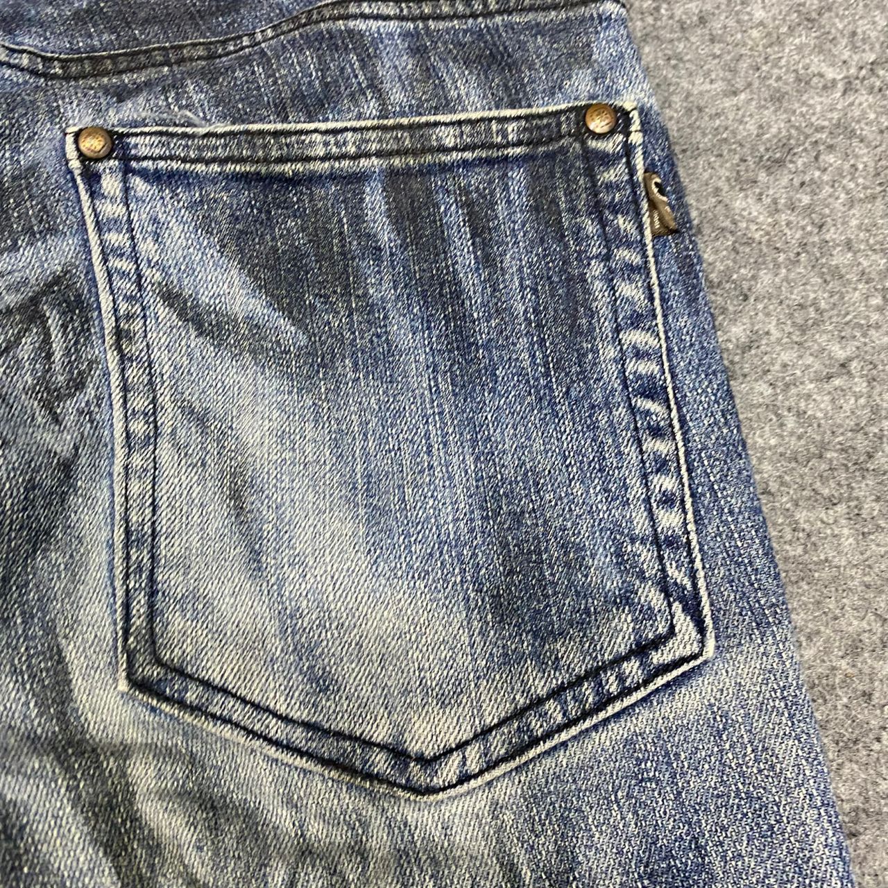 Morgan Homme Vintage Morgan Homme Slim Fit Distressed Denim Size US 31 - 9 Thumbnail