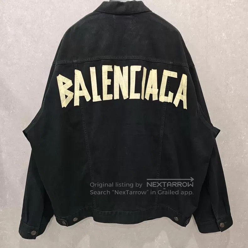 Balenciaga Balenciaga Tape Duct Tape Masking Paper Logo Printed Denim Size US M / EU 48-50 / 2 - 6 Thumbnail