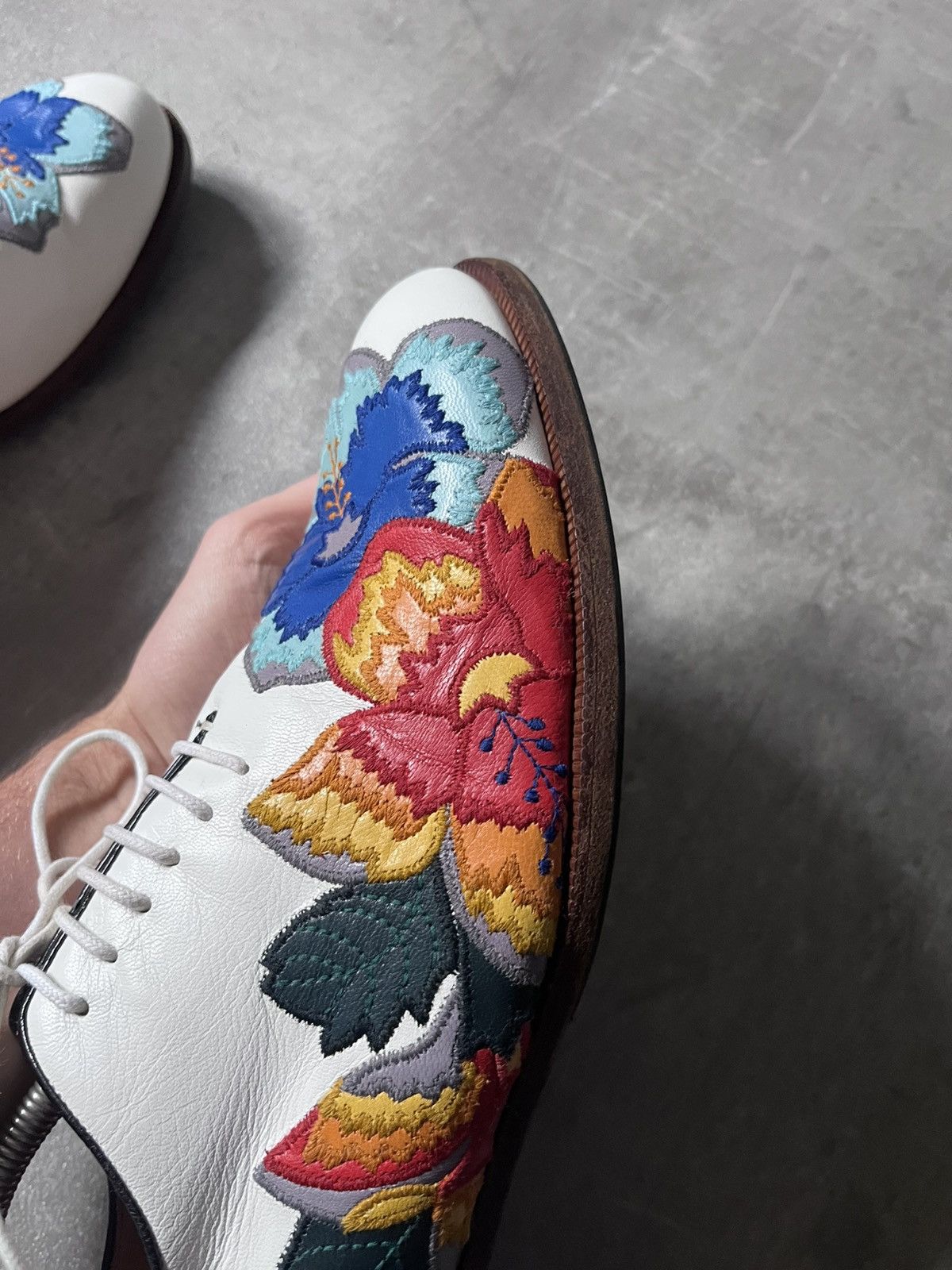 Gucci Gucci by Alessandro Michele floral leather boots Size US 9 / EU 42 - 14 Thumbnail