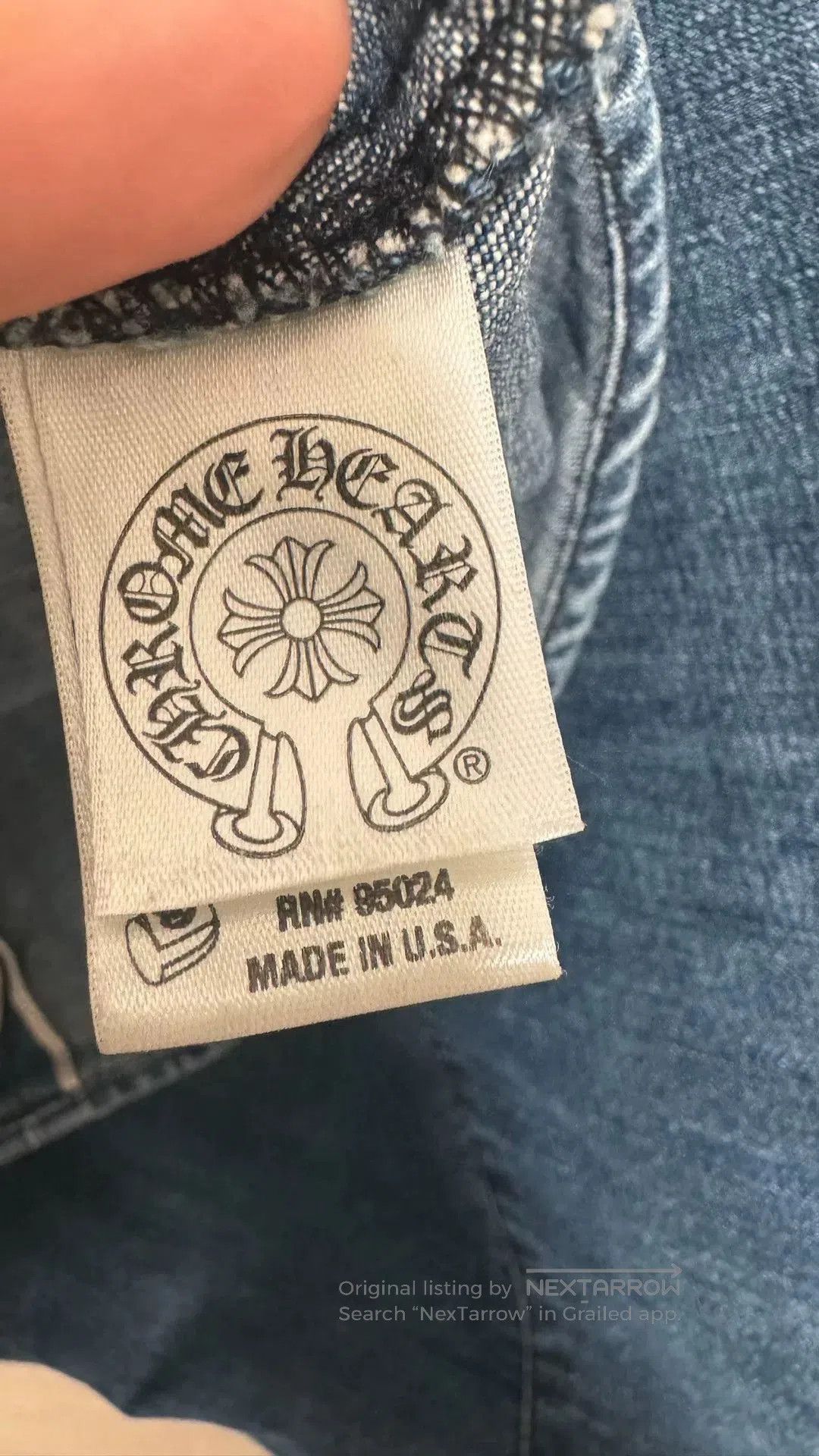 Chrome Hearts chrome hearts blue denim cross button. Size US L / EU 52-54 / 3 - 3 Thumbnail