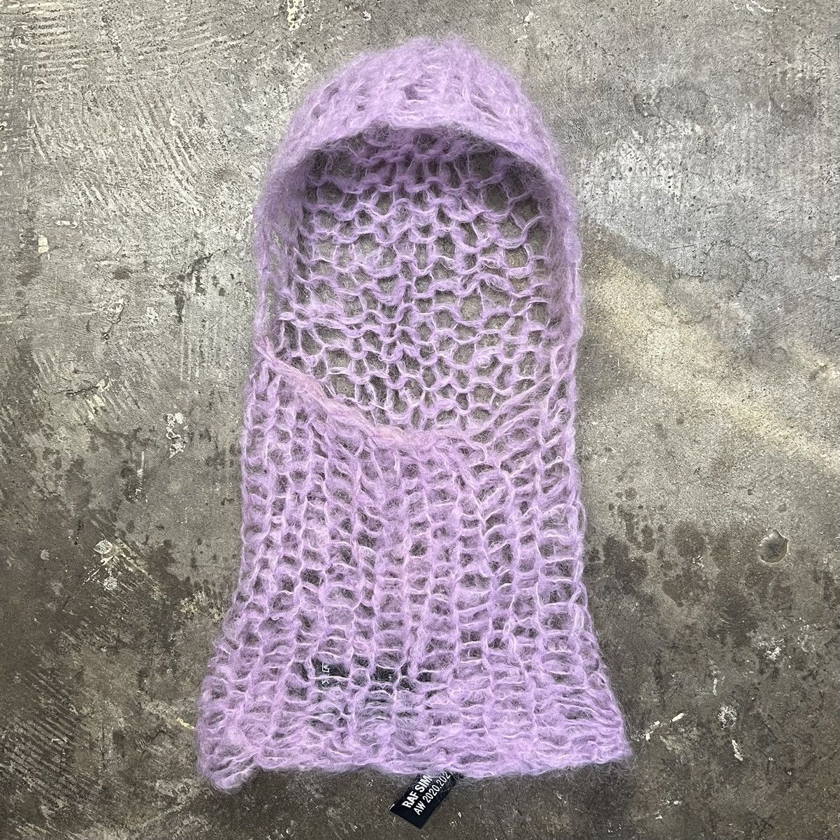 Raf Simons Raf Simmons Mohair Balaclava AW20 Size ONE SIZE - 1 Thumbnail