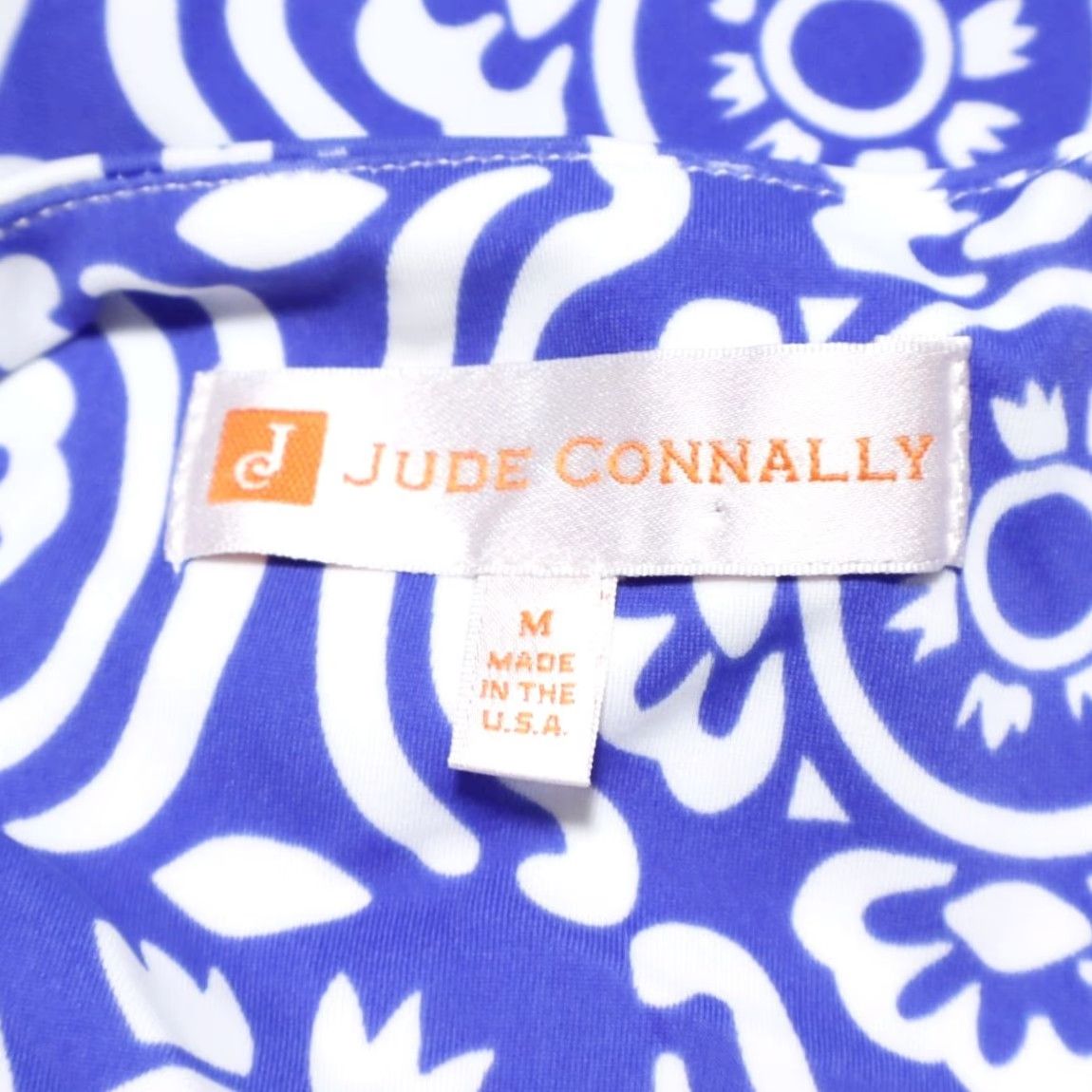 Vintage Jude Connally Kerry Sunburst Tile 3/4 Sleeve Dress Blue Women's M Size M / US 6-8 / IT 42-44 - 5 Thumbnail