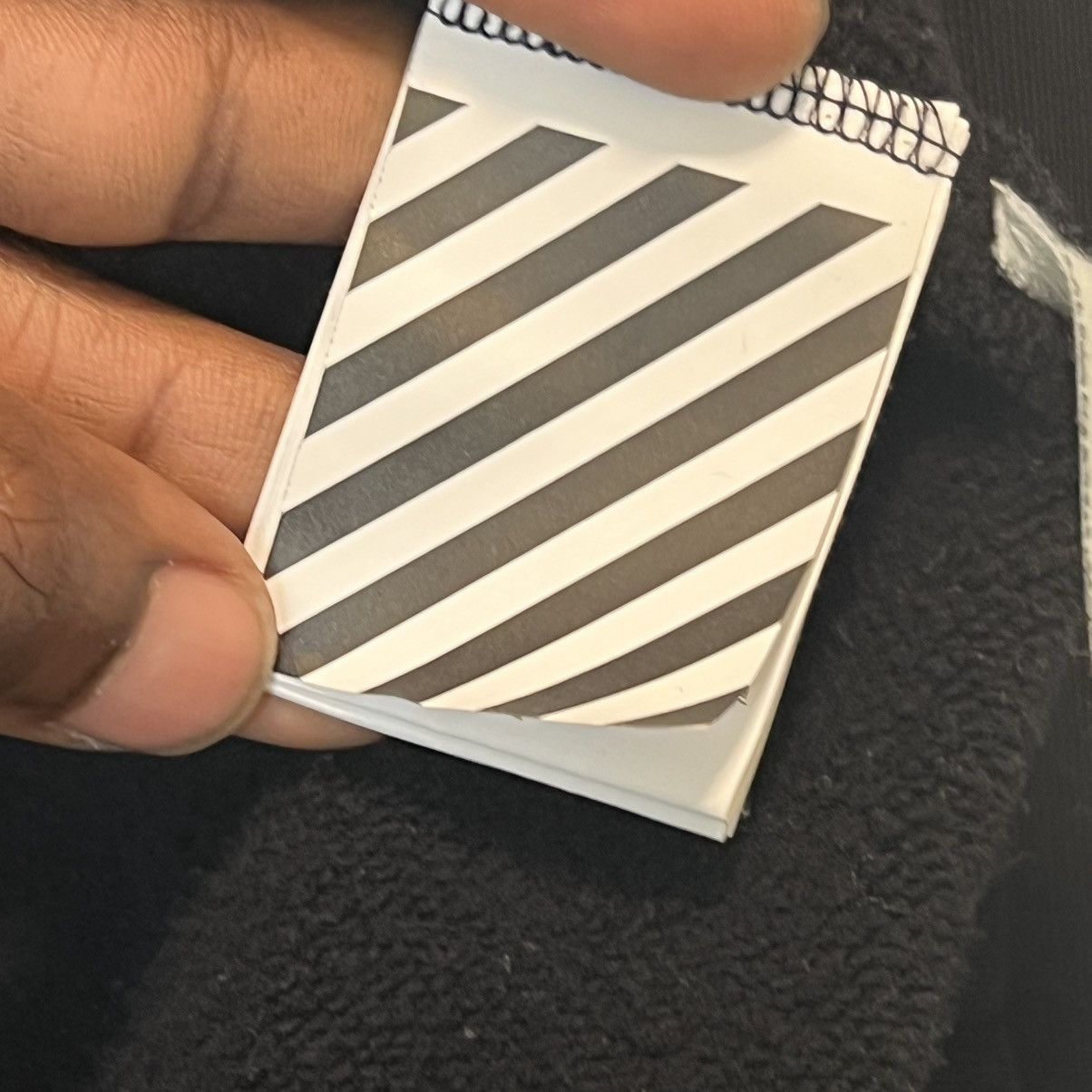 Off-White Off White Airport Tape Hoodie Black Size US M / EU 48-50 / 2 - 10 Thumbnail