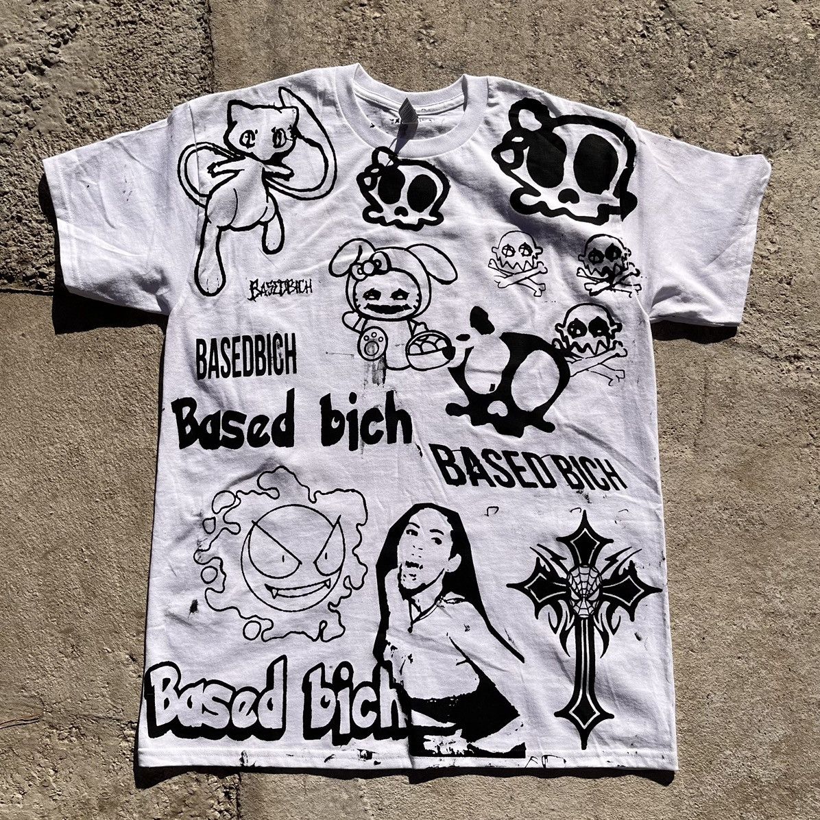 Handmade Basedbich custom T-shirt Size US L / EU 52-54 / 3 - 2 Thumbnail