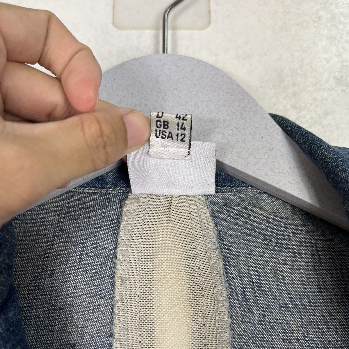 Designer 🔥 PAOLO FRANI GIACCA DENIM JACKET MADE IN ITALY Size US S / EU 44-46 / 1 - 16 Thumbnail