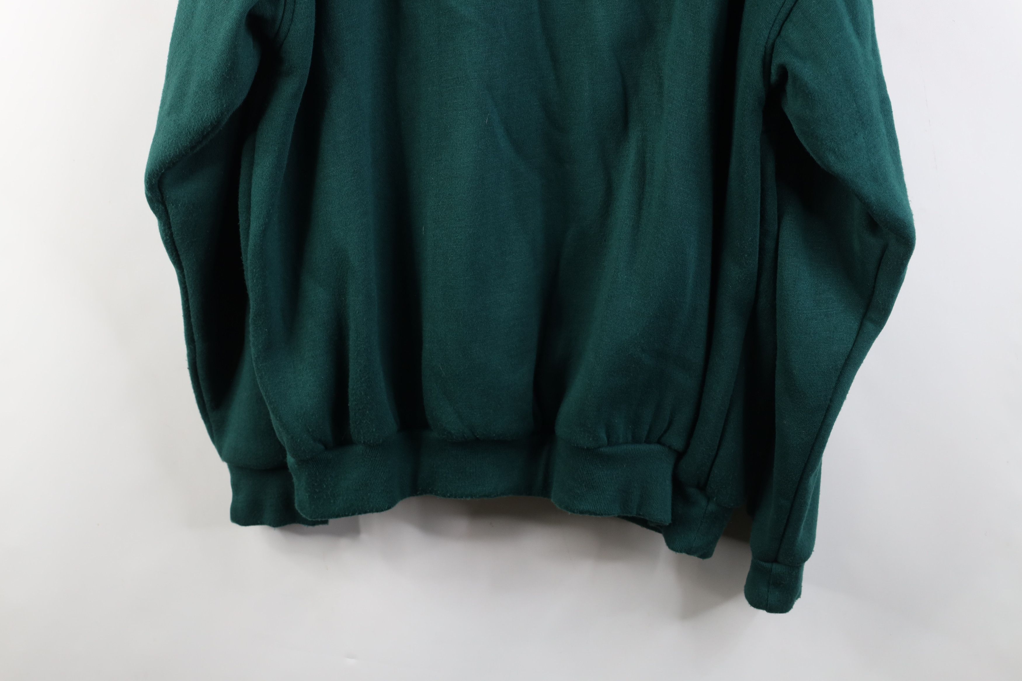 Vintage Vintage 90s Streetwear Waffle Knit Lined Hoodie Sweatshirt Size US XL / EU 56 / 4 - 14 Thumbnail