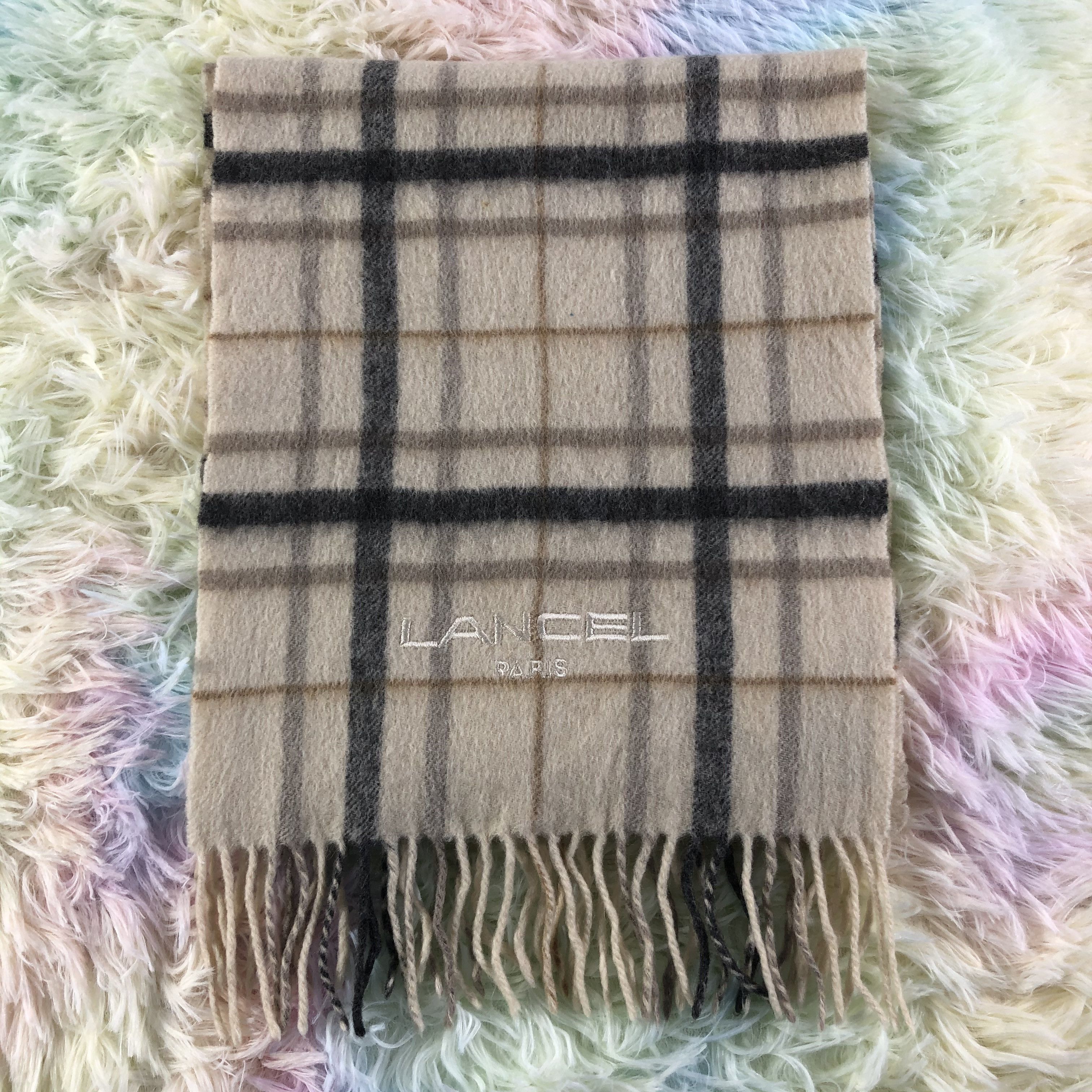 Lancel × Vintage Lancel Scarf / Muffler / Neckwear - KM232 Size ONE SIZE - 2 Thumbnail
