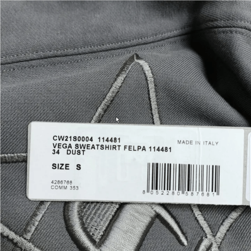 Champion × Rick Owens Rick Owens x Champion Women's Grey Brown Logo Size S / US 4 / IT 40 - 4 Thumbnail