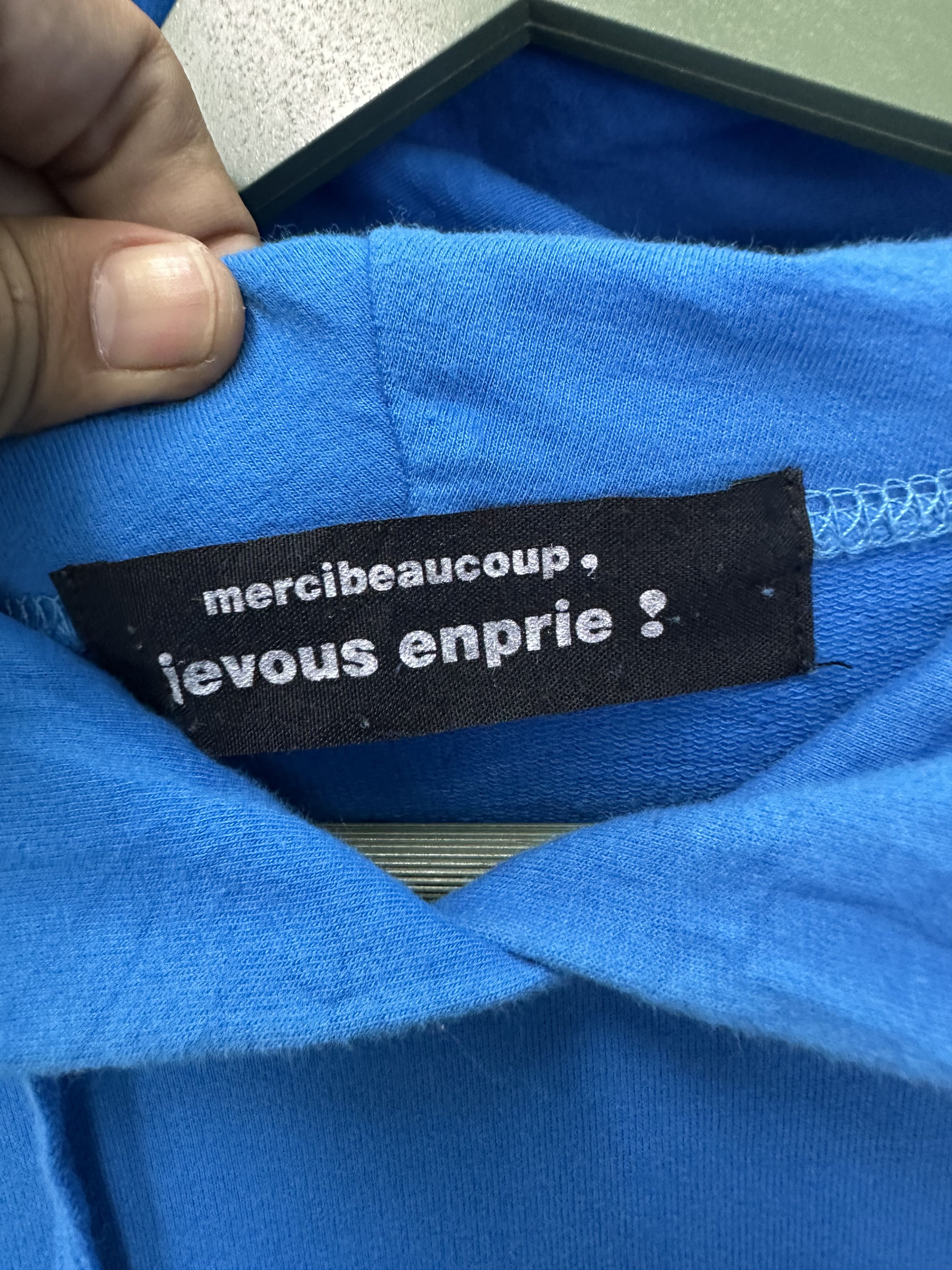 mercibeaucoup Mercibeaucoup Jevous Enprie Issey Miyake Long Hoodie VT18 Size US L / EU 52-54 / 3 - 7 Thumbnail