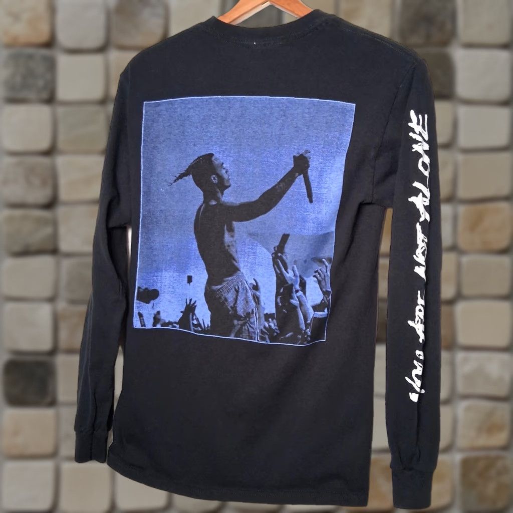 Vintage XXXtentacion Shirt Men S You Are Not Alone Long Sleeve Distressed Black Cotton Knit Bad Vibes Forever Merchandising Band Logo Crew Neck Size US S / EU 44-46 / 1 - 1 Thumbnail
