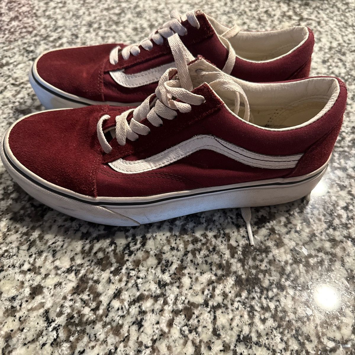 Vans Burgundy vans platform Size US 8 / IT 38 - 1 Thumbnail