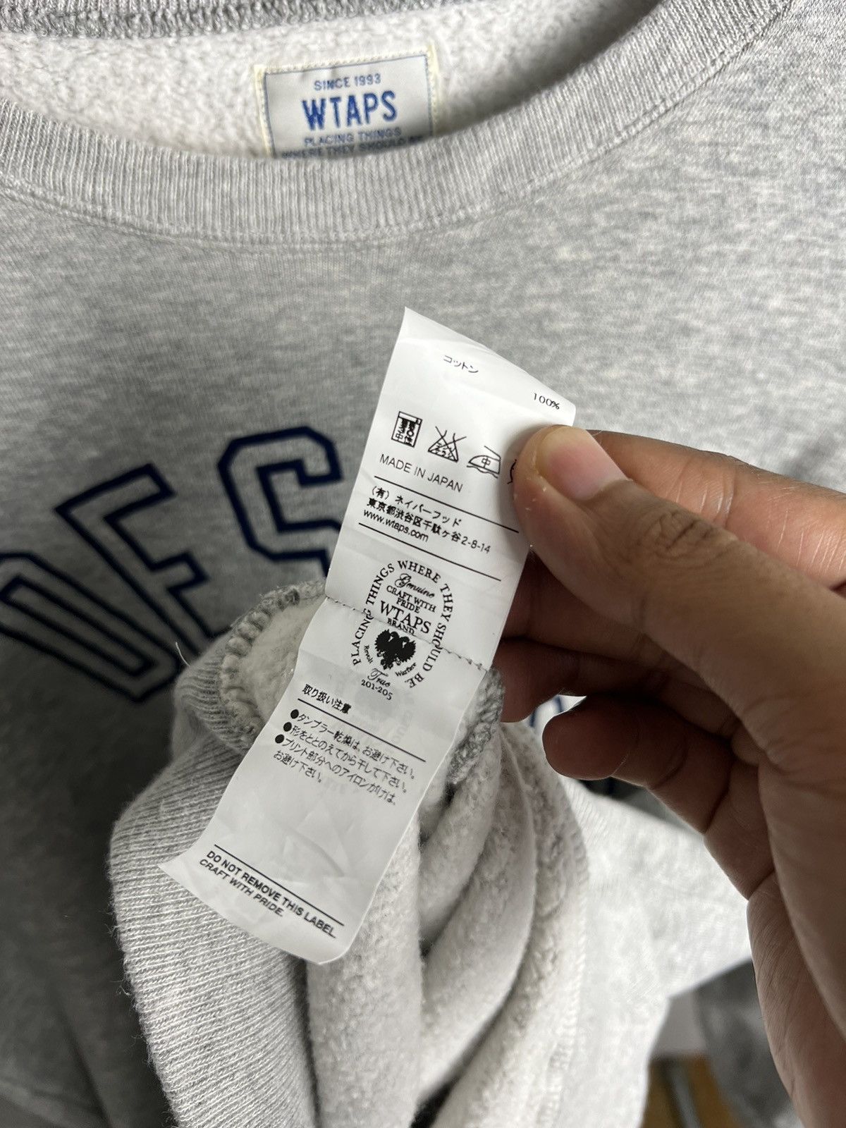 Vintage × Wtaps 2000s Wtaps Desert Storm "Hellweek Sweater" Size US M / EU 48-50 / 2 - 4 Thumbnail