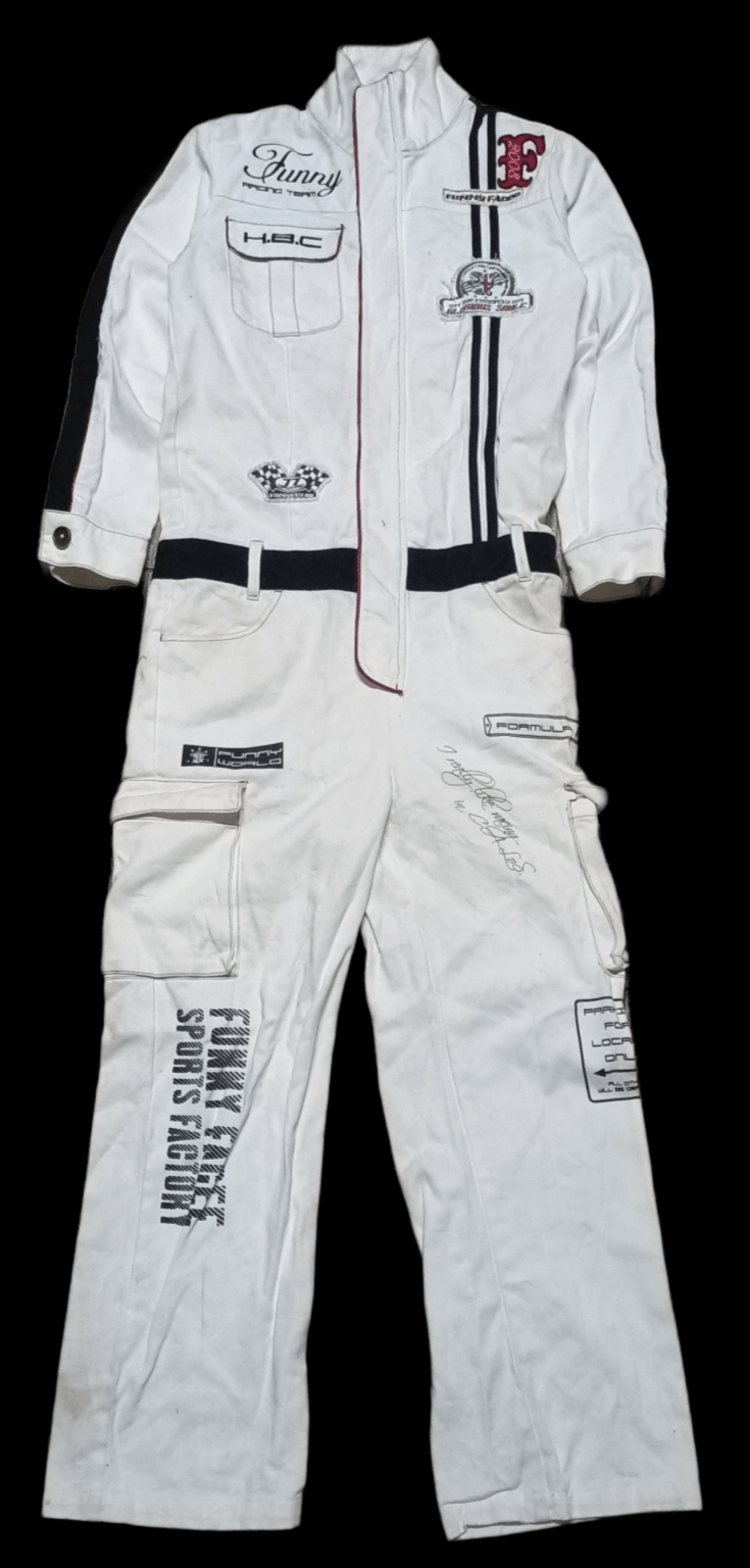 Vintage OVERALL x FUNNY RACING SUIT x FORMULA 1 x RARE Size US 32 / EU 48 - 1 Thumbnail