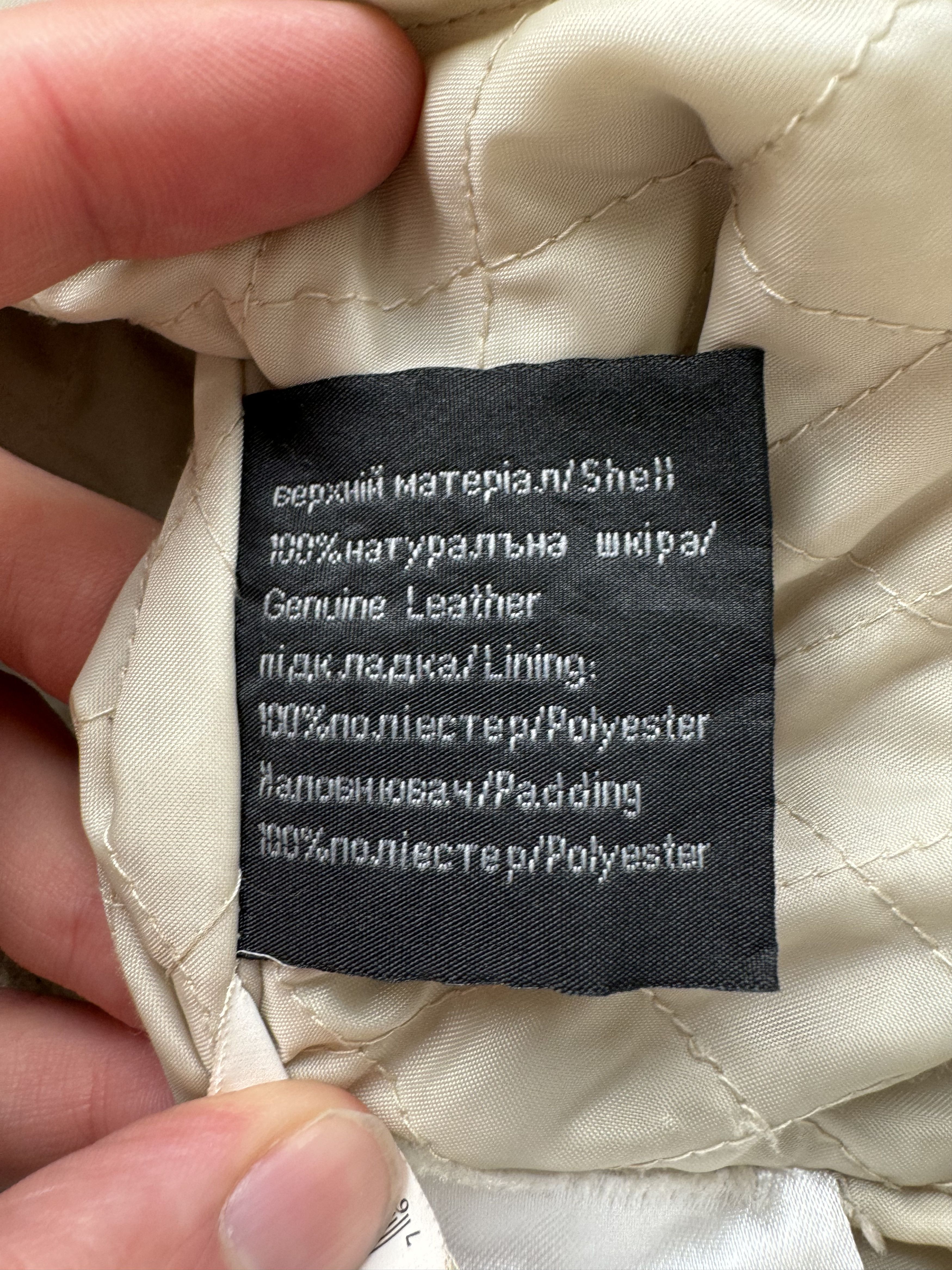 Genuine Leather × Vintage Vintage Real Leather Coat With Faux Fur Collar Size XS / US 0-2 / IT 36-38 - 7 Thumbnail