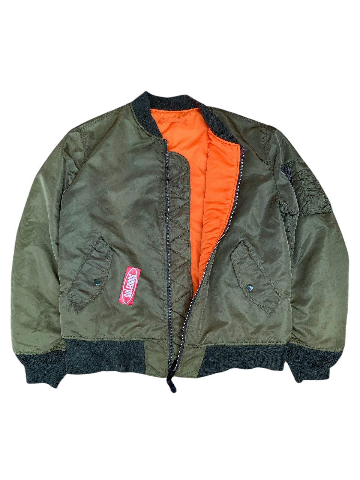 Alpha Industries × Vintage Reversible alpha industries jacket Size US L / EU 52-54 / 3 - 4 Thumbnail
