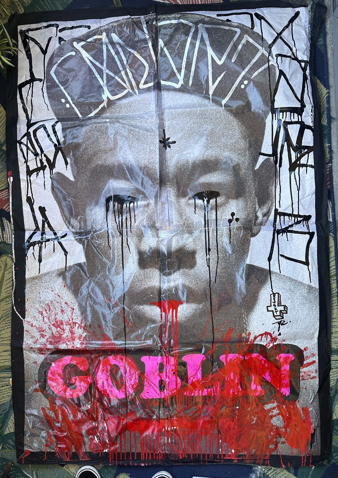 Golf Wang Tyler the creator GOBLIN album promo poster autographed Size ONE SIZE - 4 Thumbnail