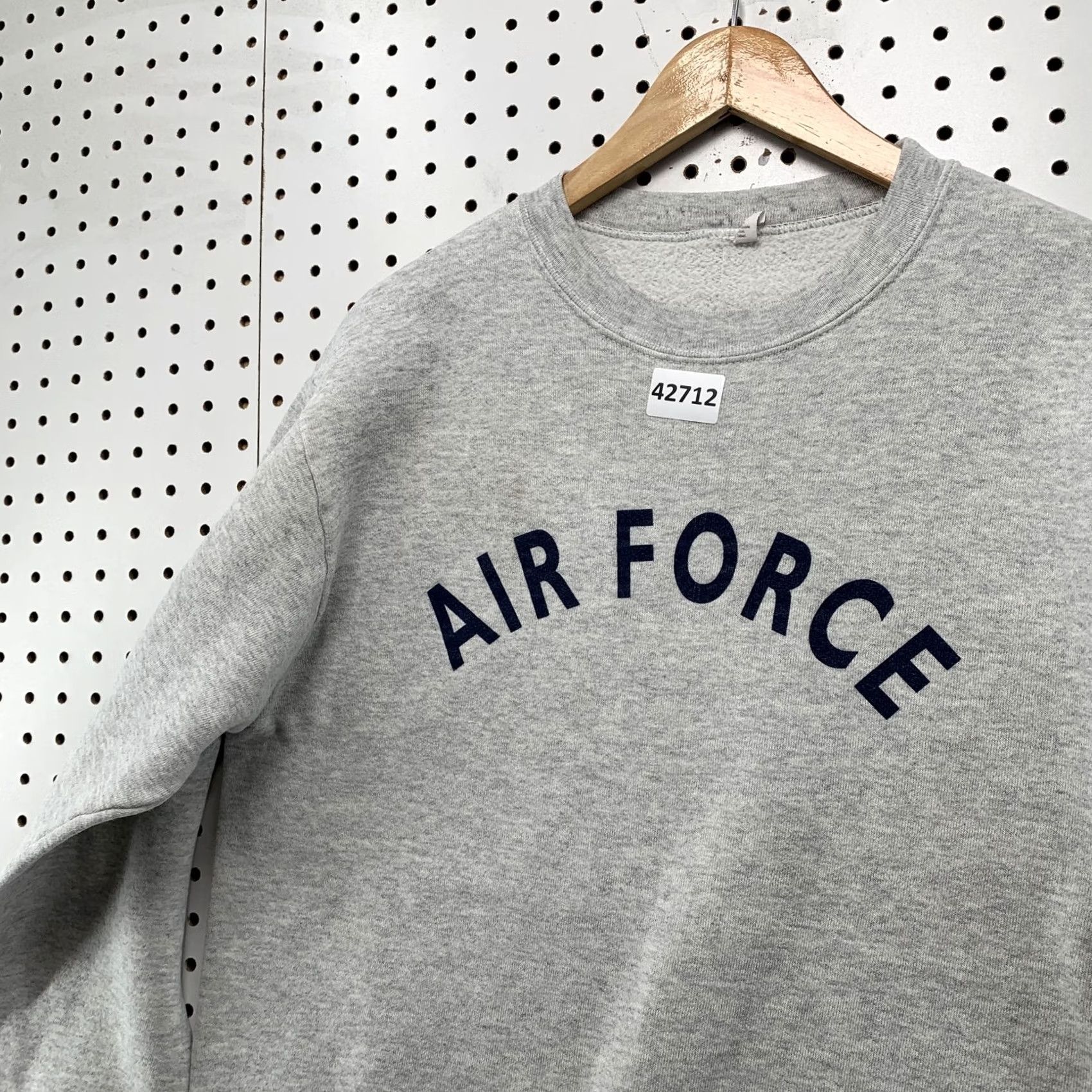 Vintage VINTAGE Air Force Crewneck Sweatshirt Mens Small Gray Pullover Cotton USA Size US S / EU 44-46 / 1 - 6 Thumbnail