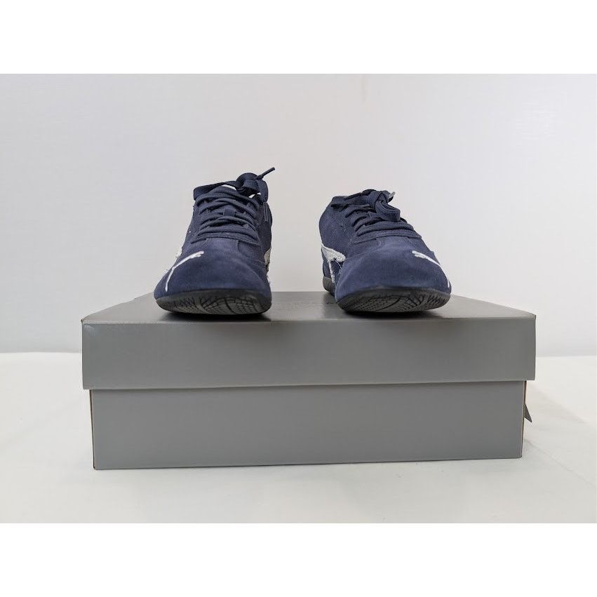Balenciaga × Puma o1rshd1 Speedcat Destroyed Low Top Sneaker in Navy / White Size US 10 / EU 43 - 18 Thumbnail