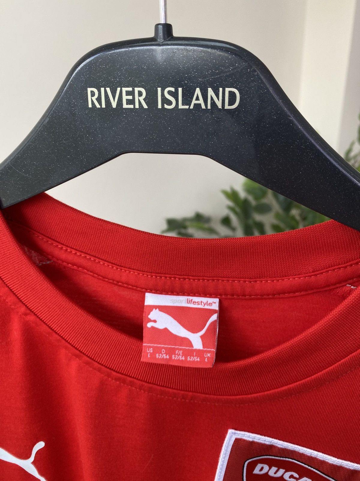Ducati × Puma × Vintage Vintage Puma Ducati Racing Red T-shirt Size US L / EU 52-54 / 3 - 9 Thumbnail