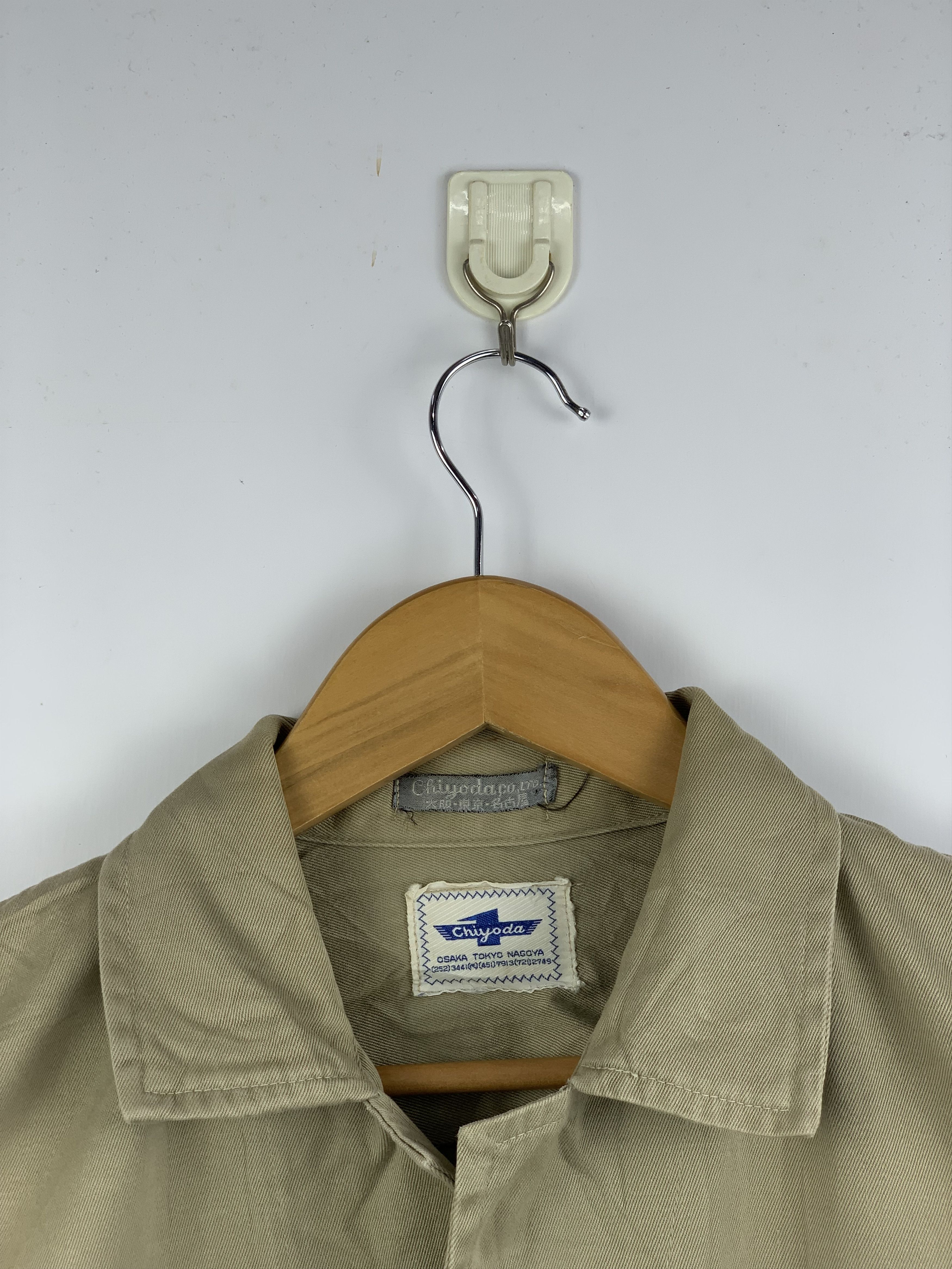 Japanese Brand Vintage 90s Chiyoda Japanese Brand Worker Denim Jacket J1621 Size US L / EU 52-54 / 3 - 6 Thumbnail