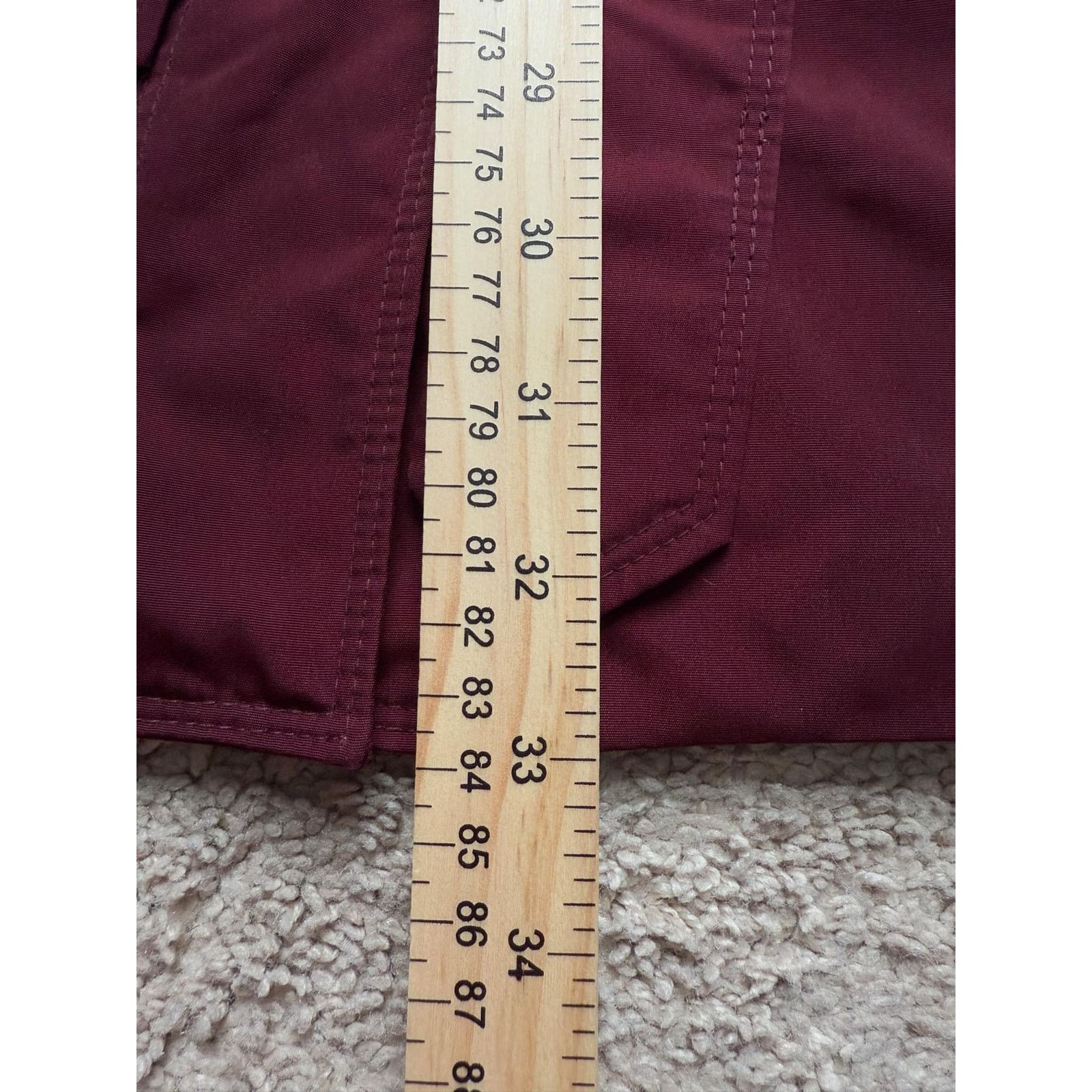 Other London Fog Belted Hooded Trench Coat Burgundy Med Size M / US 6-8 / IT 42-44 - 5 Thumbnail