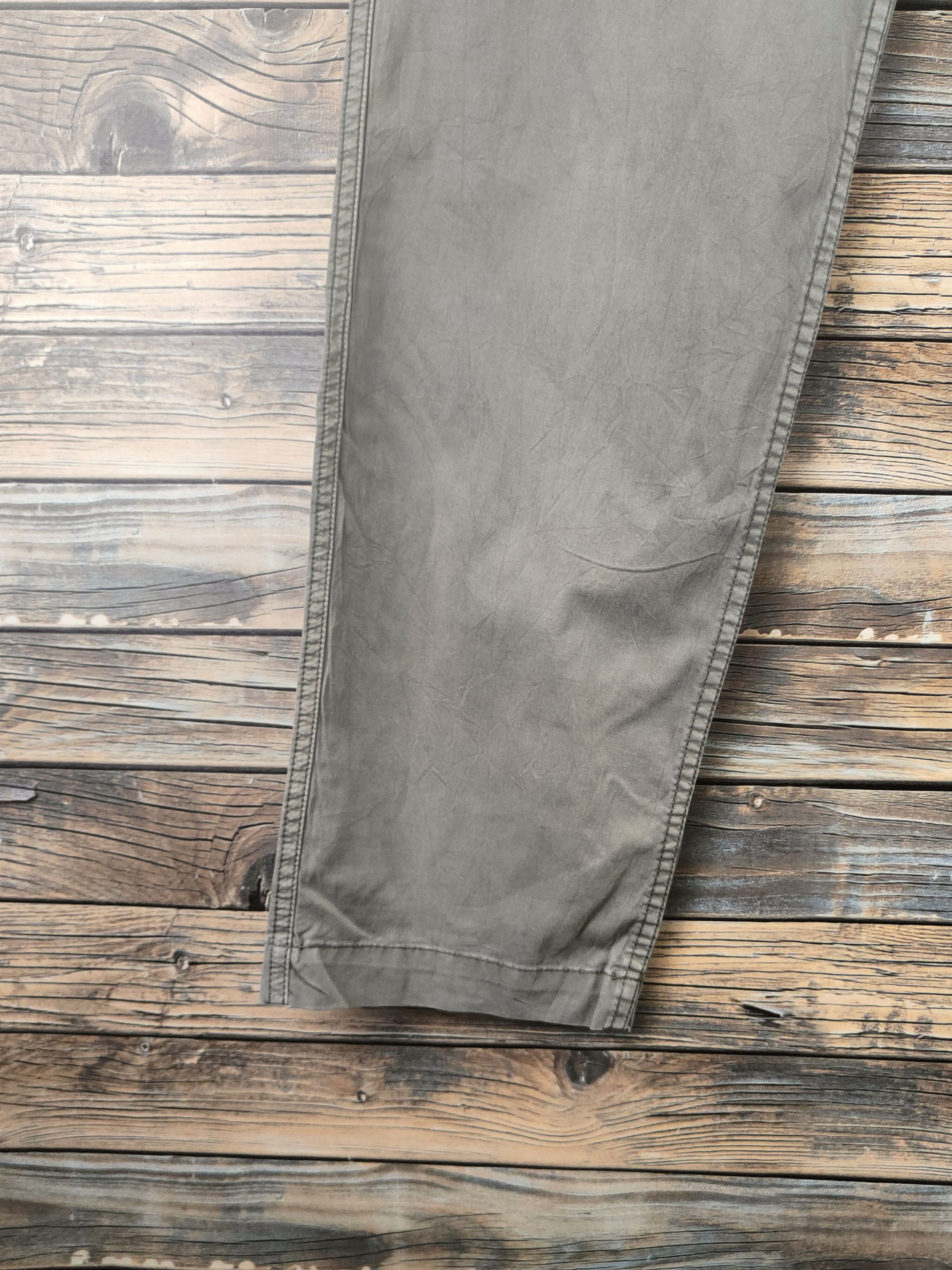 Japanese Brand DL Uniqlo Army Green Multipocket Cargo Pants #46-867 Size US 33 - 4 Thumbnail