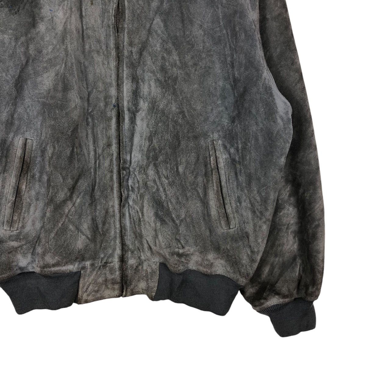 Japanese Brand 📌Vintage Genuine Leather Jacket Bomber Biker World Size US L / EU 52-54 / 3 - 6 Thumbnail
