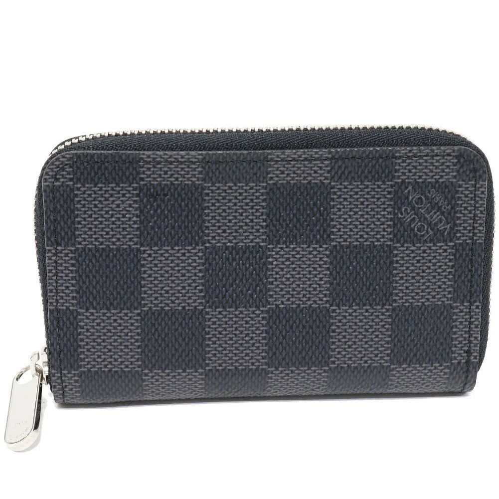 Louis Vuitton Louis Vuitton Louis Vuitton Zippy Coin Purse Damier Graphite Coin Case Canvas Coin Case N63076 DUTY FREE for USA Size ONE SIZE - 1 Thumbnail
