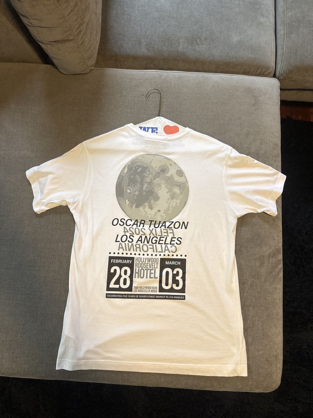 Comme des Garcons × Dover Street Market CDG tee Oscae Tuazon Size US L / EU 52-54 / 3 - 1 Thumbnail