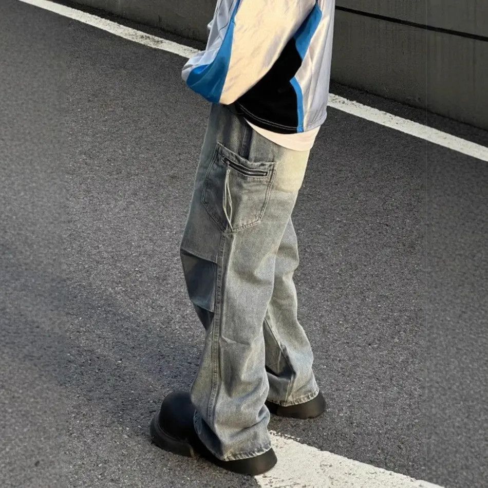 Japanese Brand × Jean Retro loose casual high street jeans Size US 32 / EU 48 - 6 Thumbnail