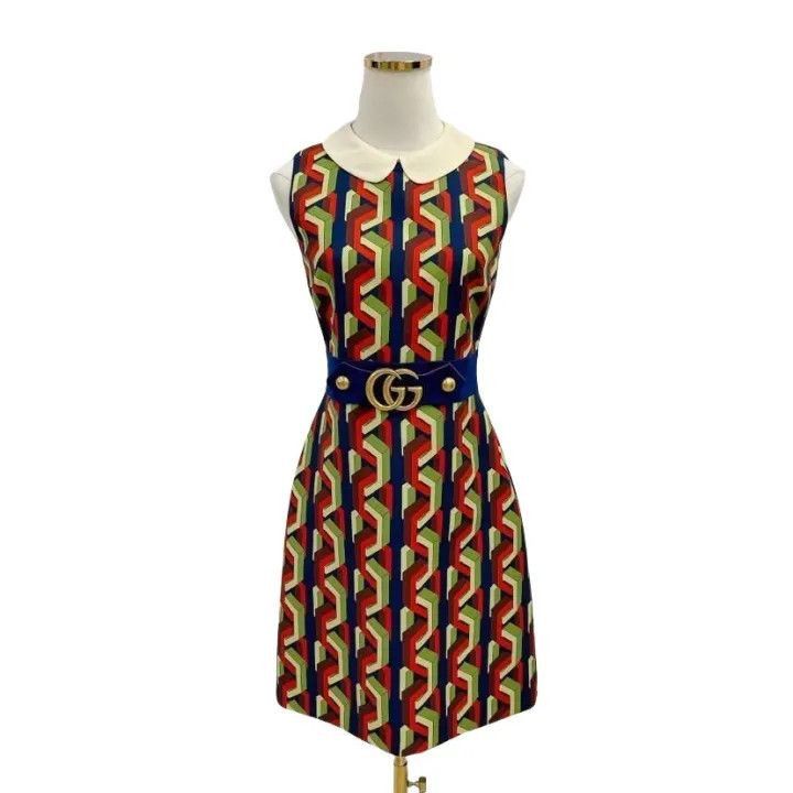 Gucci Gucci Classic Double C Sleeveless Dress-2507 Size S / US 4 / IT 40 - 7 Thumbnail