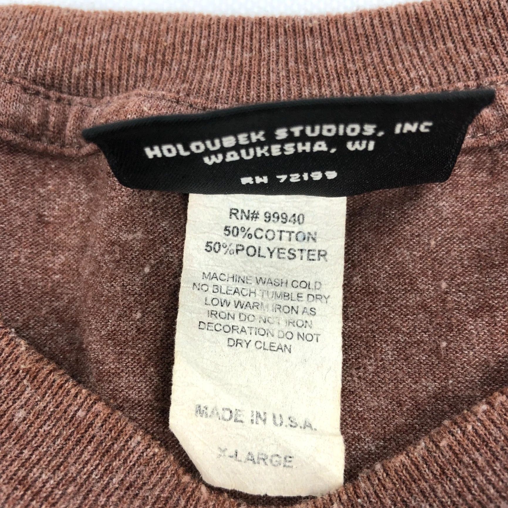 Vintage Heavy Rotation Men's XL Brown Heather Deer Graphic Print Short Sleeve T-Shirt Size US XL / EU 56 / 4 - 5 Thumbnail