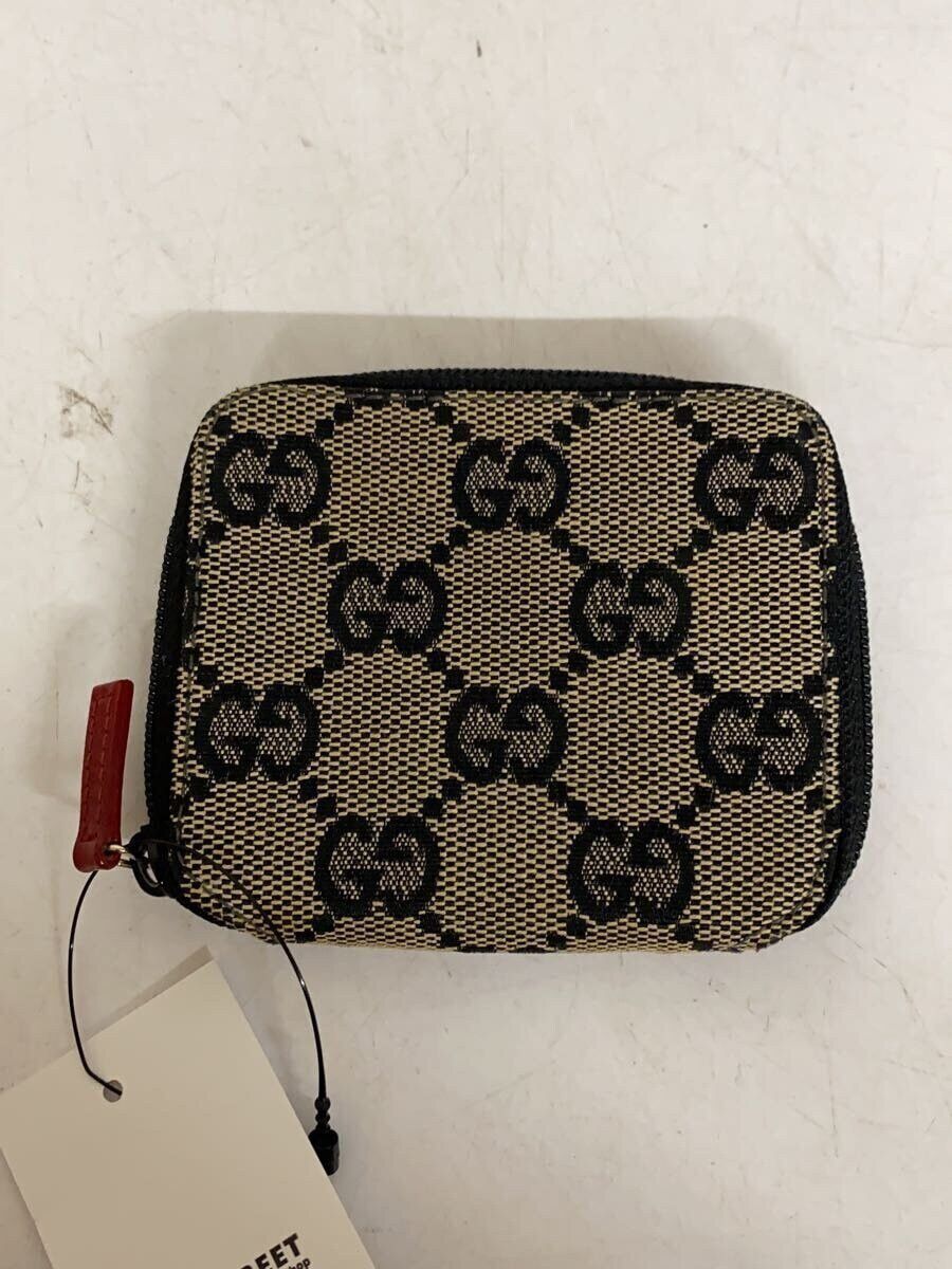 Gucci Gucci GG Canvas Coin Purse Beige Size ONE SIZE - 2 Thumbnail