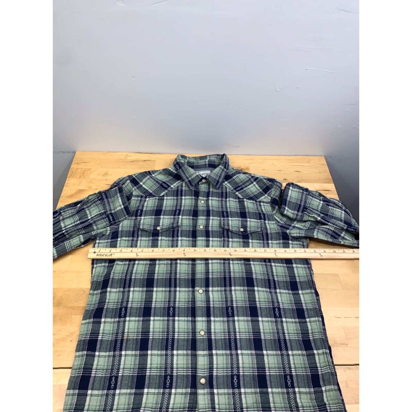 Lucky Brand Lucky Brand Pearl Snap Button Up Shirt Mens M Western Plaid 12740 Size US M / EU 48-50 / 2 - 5 Thumbnail