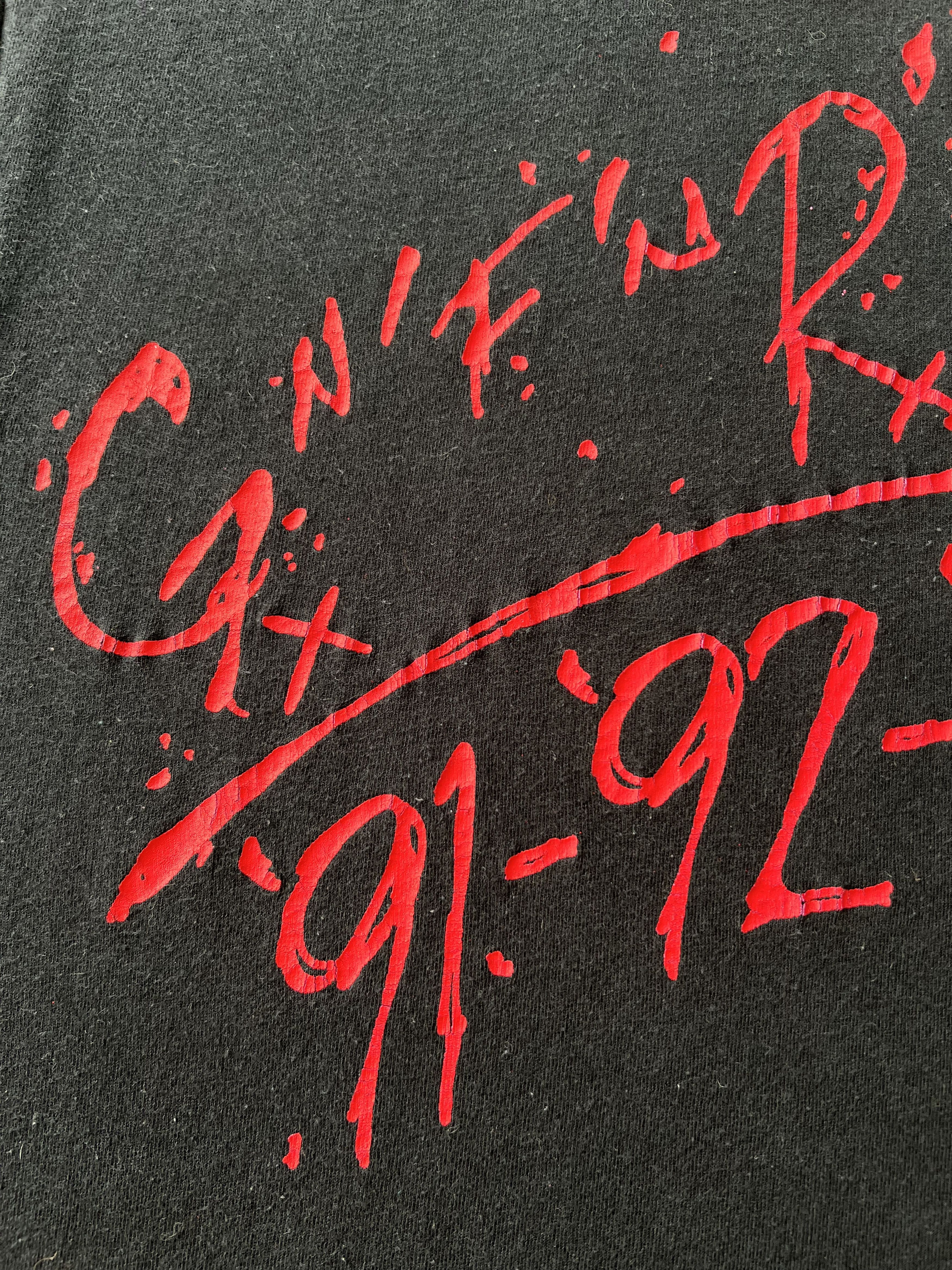 Band Tees Vintage 1992 Guns N Roses Conart Black T-shirt Size US M / EU 48-50 / 2 - 13 Thumbnail
