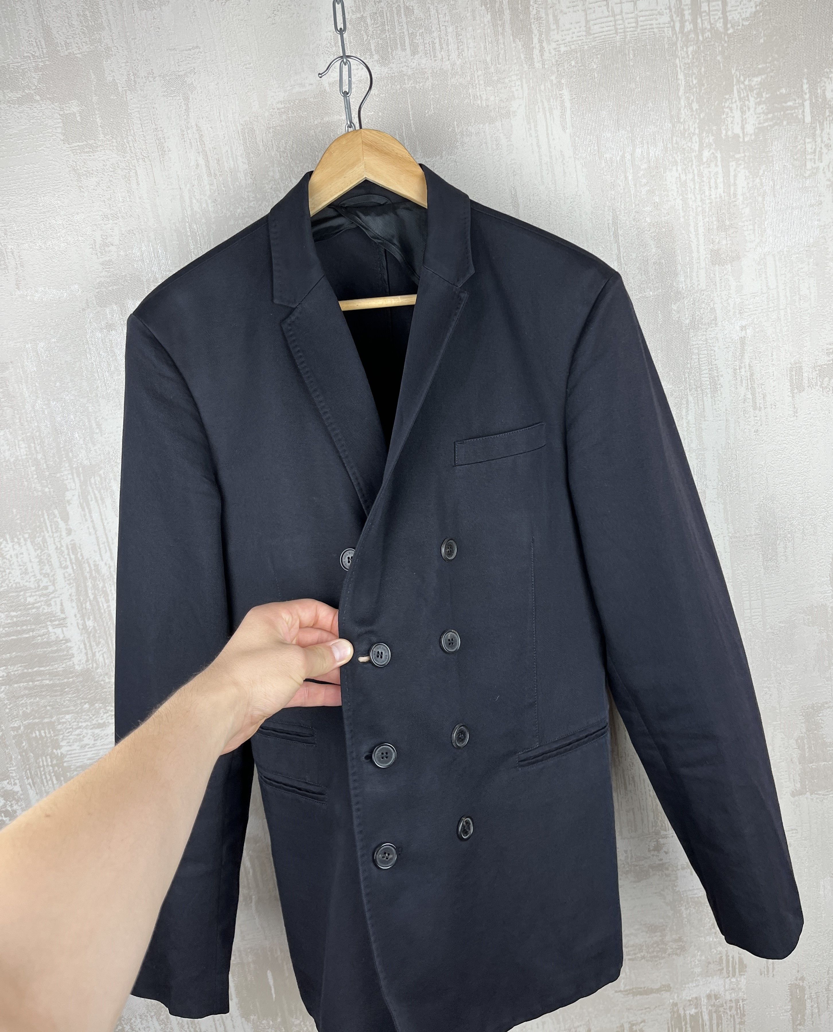 Neil Barrett Neil Barrett Double Breasted Blazer Cotton Linen Size 50 Size US M / EU 48-50 / 2 - 11 Thumbnail