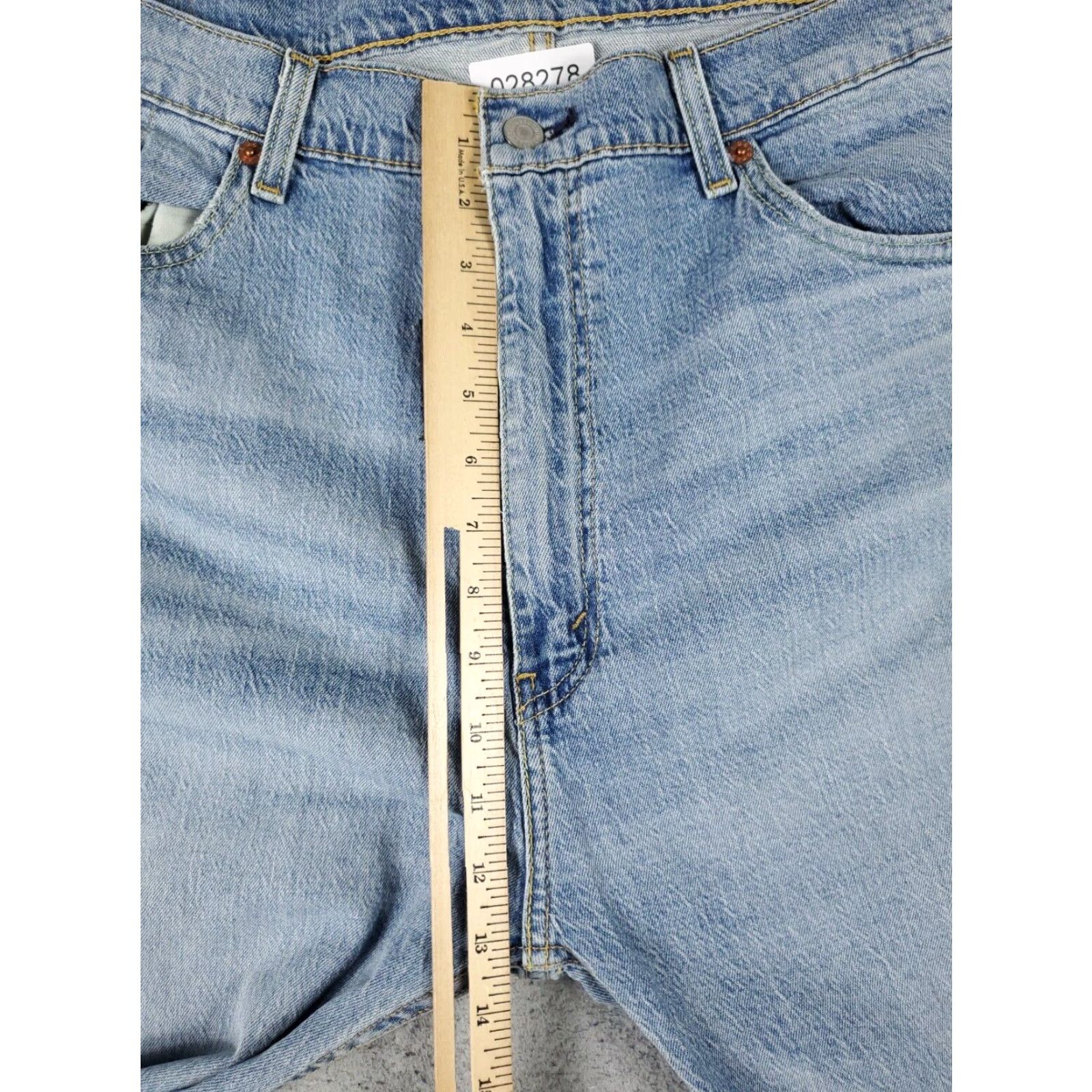 Levi's Levis 505 Straight Leg Jeans Mens 40x30 Blue Cotton 5-Pocket Design Size US 40 / EU 56 - 3 Thumbnail