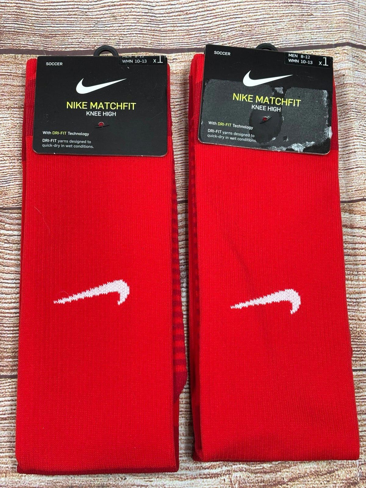 Nike Nike Matchfit Knee High Soccer Socks NWT 2 Pair Size ONE SIZE - 2 Thumbnail