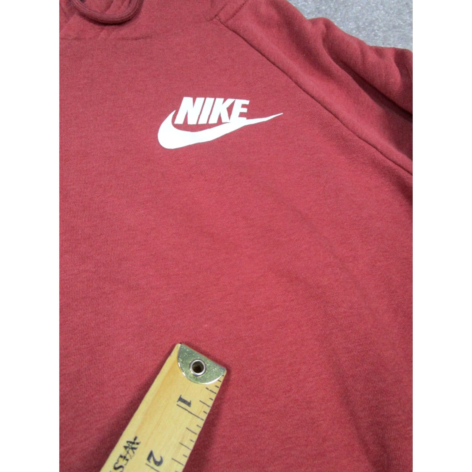 Nike Nike Hoodie Mens Small Red Cotton Blend Pullover Size US S / EU 44-46 / 1 - 7 Thumbnail