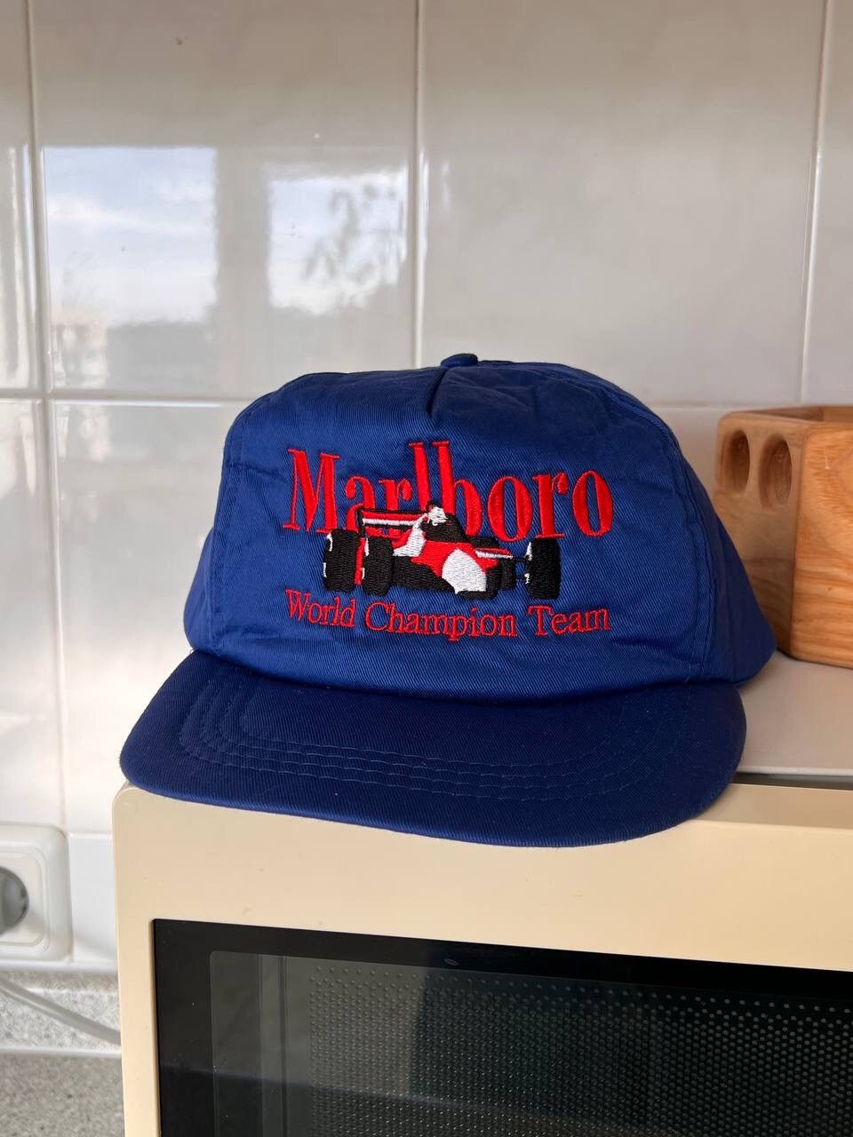 Marlboro × Racing × Vintage Marlboro Racing vintage big logo cap 90s ...