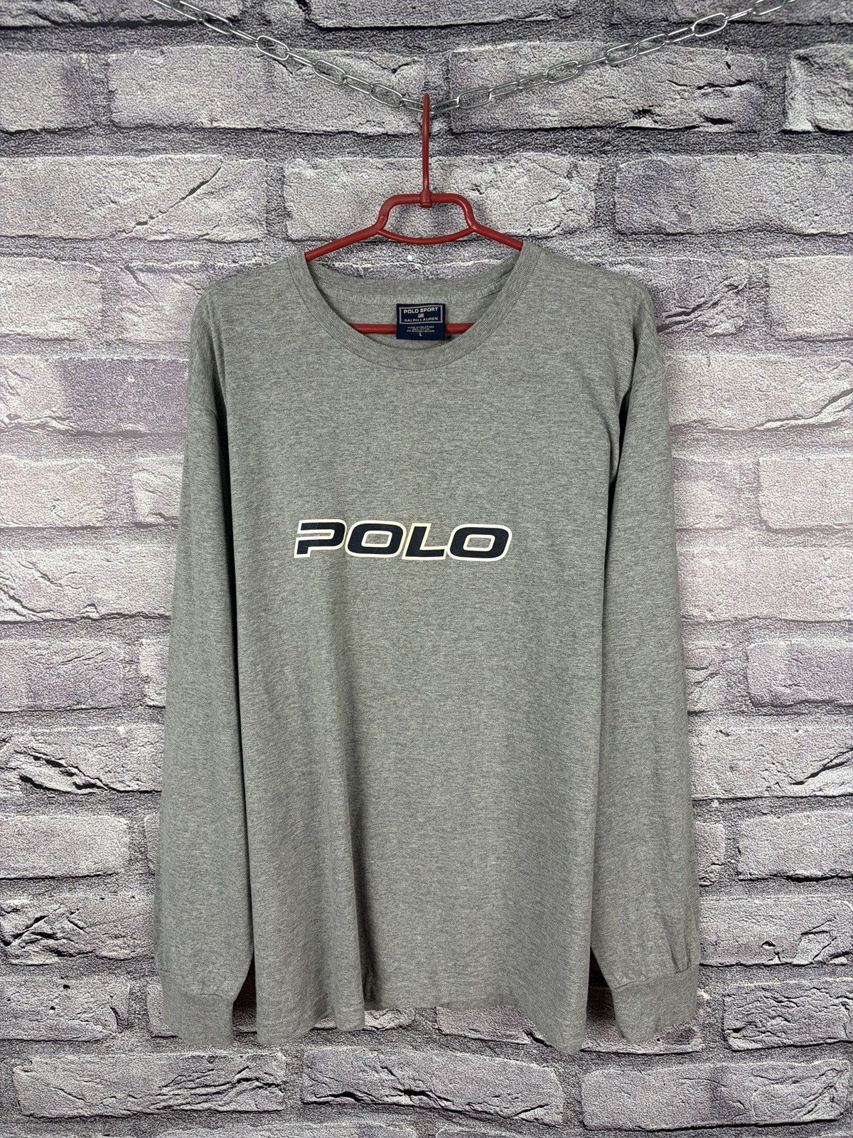 Polo Ralph Lauren Vintage long sleeve sweatshirt Polo Sport Ralph Lauren Size US L / EU 52-54 / 3 - 1 Thumbnail
