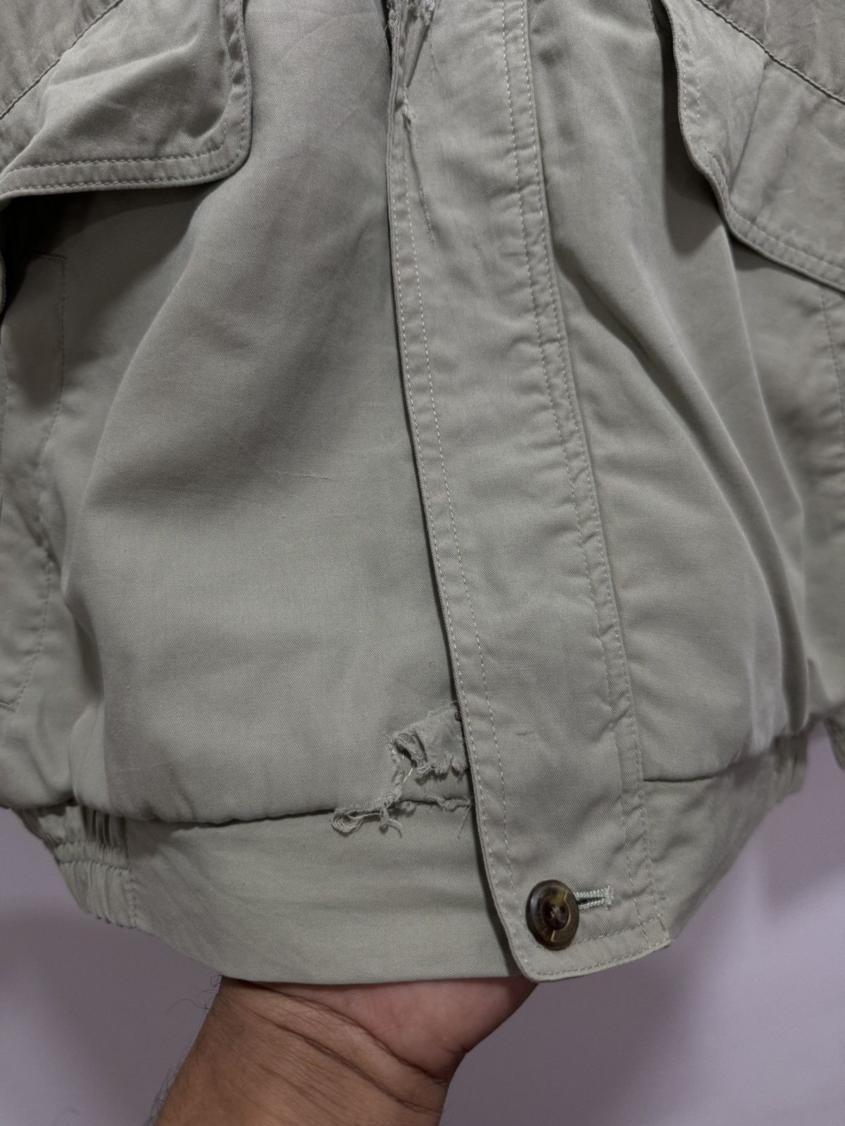 Burberry × Vintage DISTRESSED BURBERRY ZIP UP JACKET Size US S / EU 44-46 / 1 - 5 Thumbnail