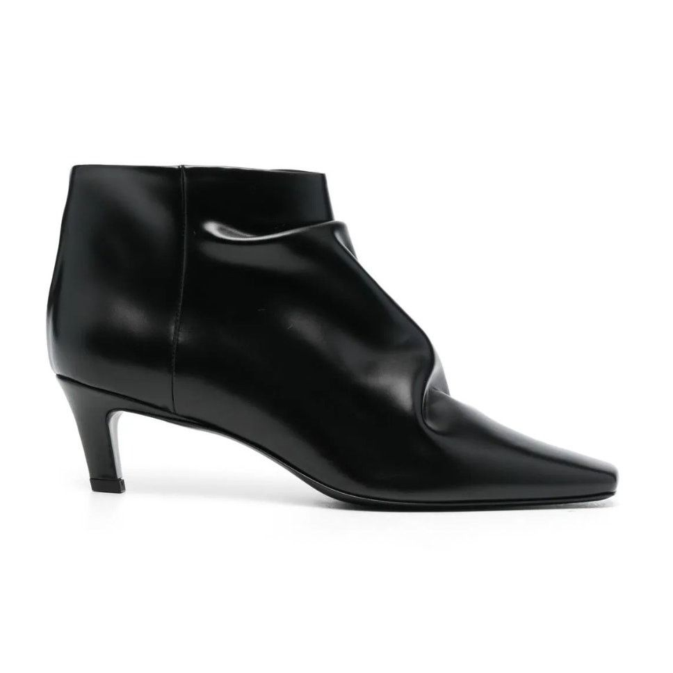 REVOLVE TOTEME 60mm leather ankle boots Black 40 Size US 10 / IT 40 - 3 Thumbnail