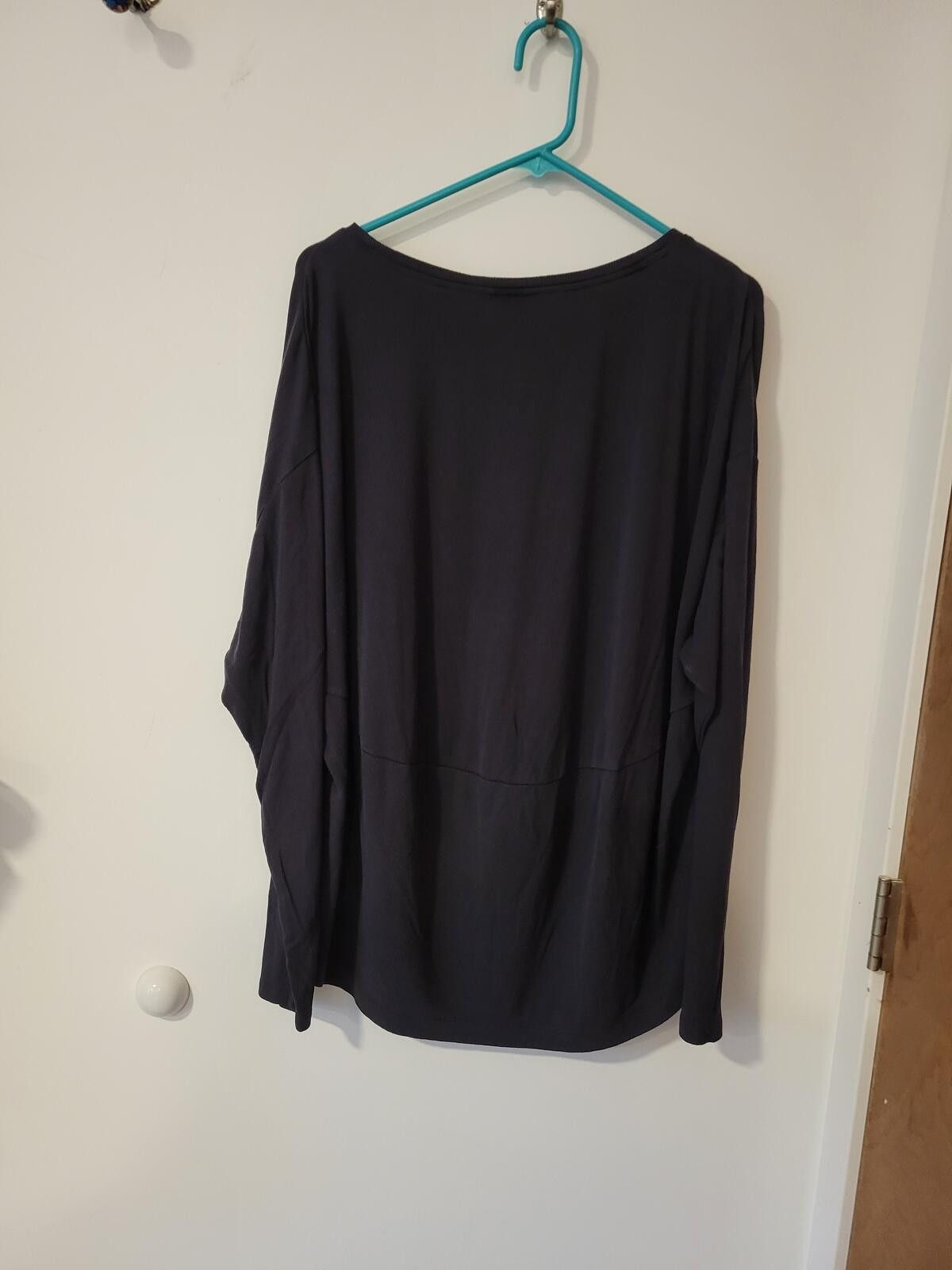 Other Women's all in motion XXL Black Long Sleeve Casual Top Size XXL / US 16-18 / IT 52-54 - 2 Thumbnail