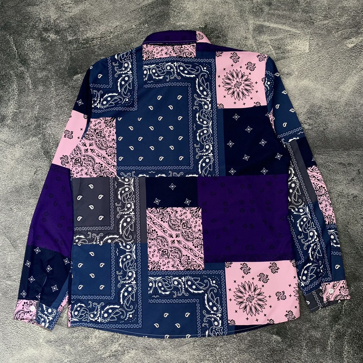 Japanese Brand × Kapital 🔥Like Kapital Shein Patchwork Paisley printed shirt Size US XL / EU 56 / 4 - 3 Thumbnail