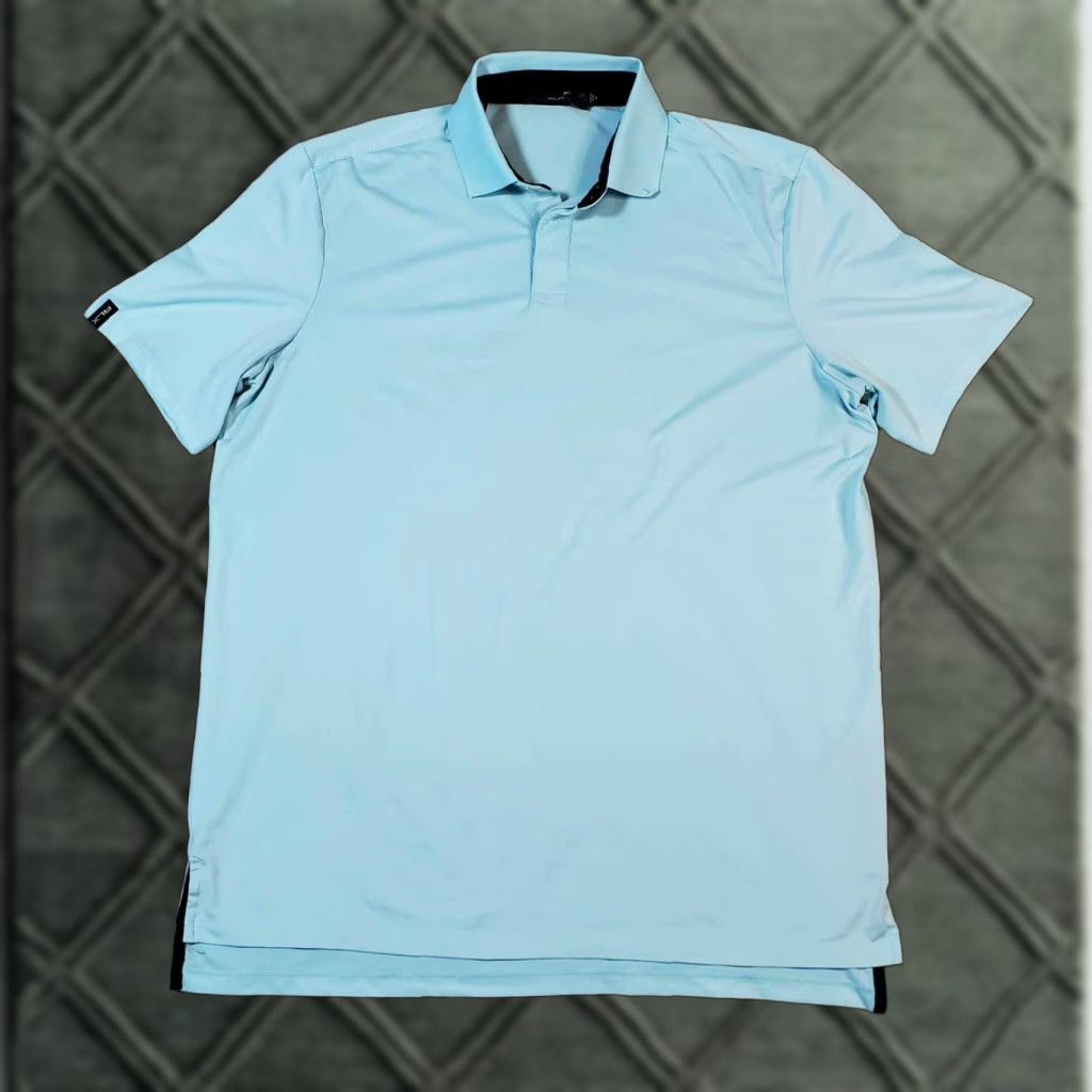 RLX Ralph Lauren RLX Ralph Lauren Blue Polo Golf Pocket Short Sleeve Size L Men Size US L / EU 52-54 / 3 - 1 Thumbnail